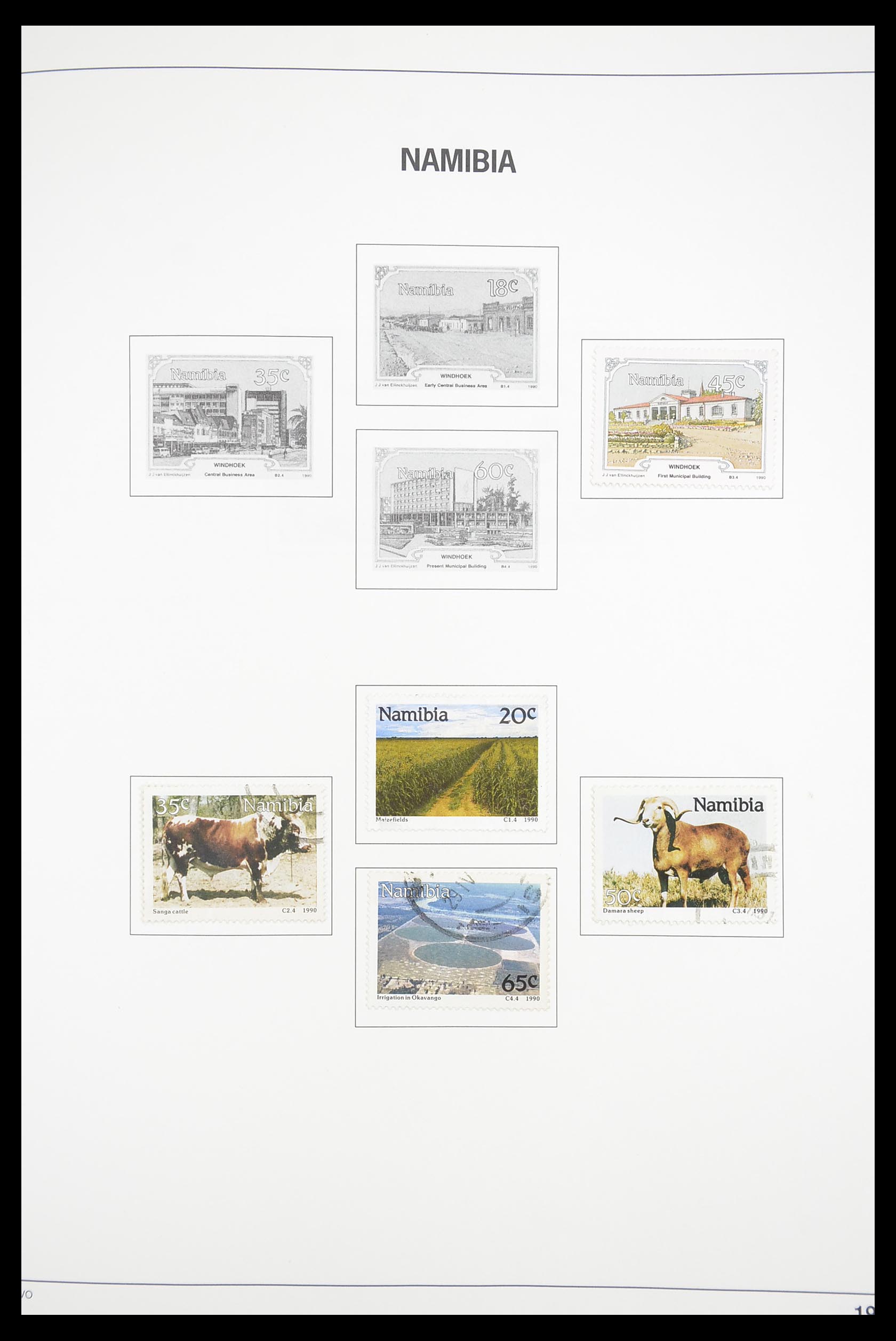 33393 136 - Postzegelverzameling 33393 Zuid Afrika en gebieden 1910-1998.
