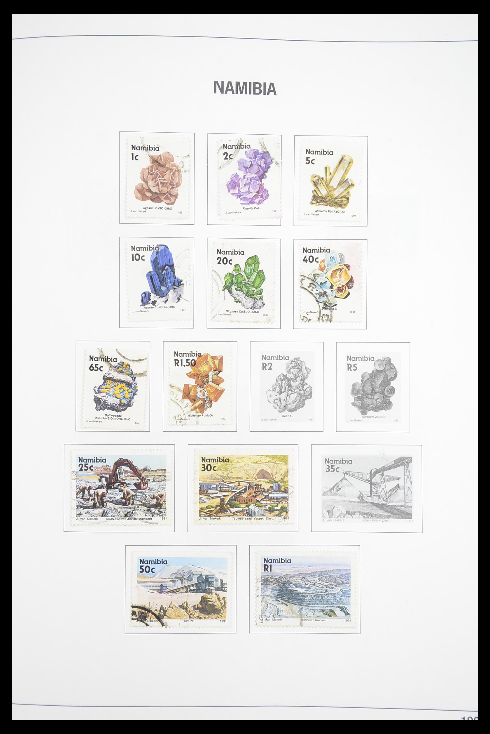 33393 137 - Postzegelverzameling 33393 Zuid Afrika en gebieden 1910-1998.