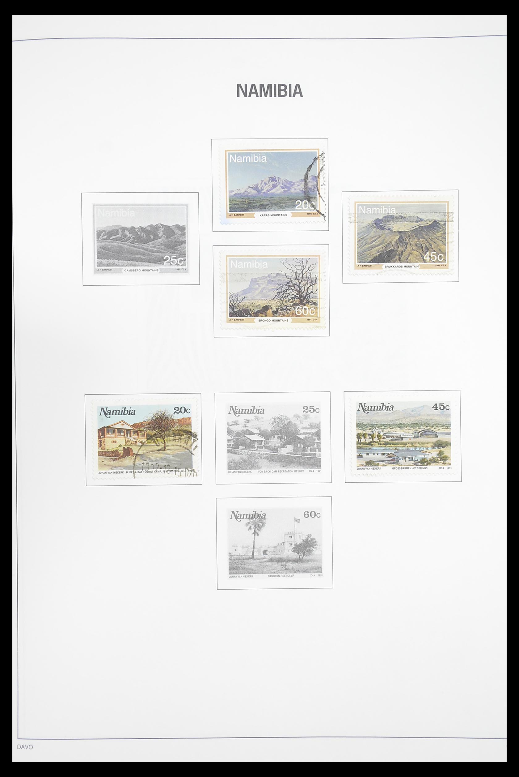 33393 139 - Stamp collection 33393 South Africa and territories 1910-1998.