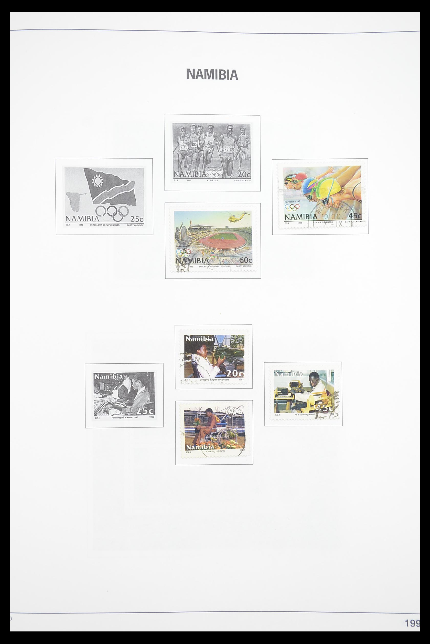 33393 141 - Postzegelverzameling 33393 Zuid Afrika en gebieden 1910-1998.