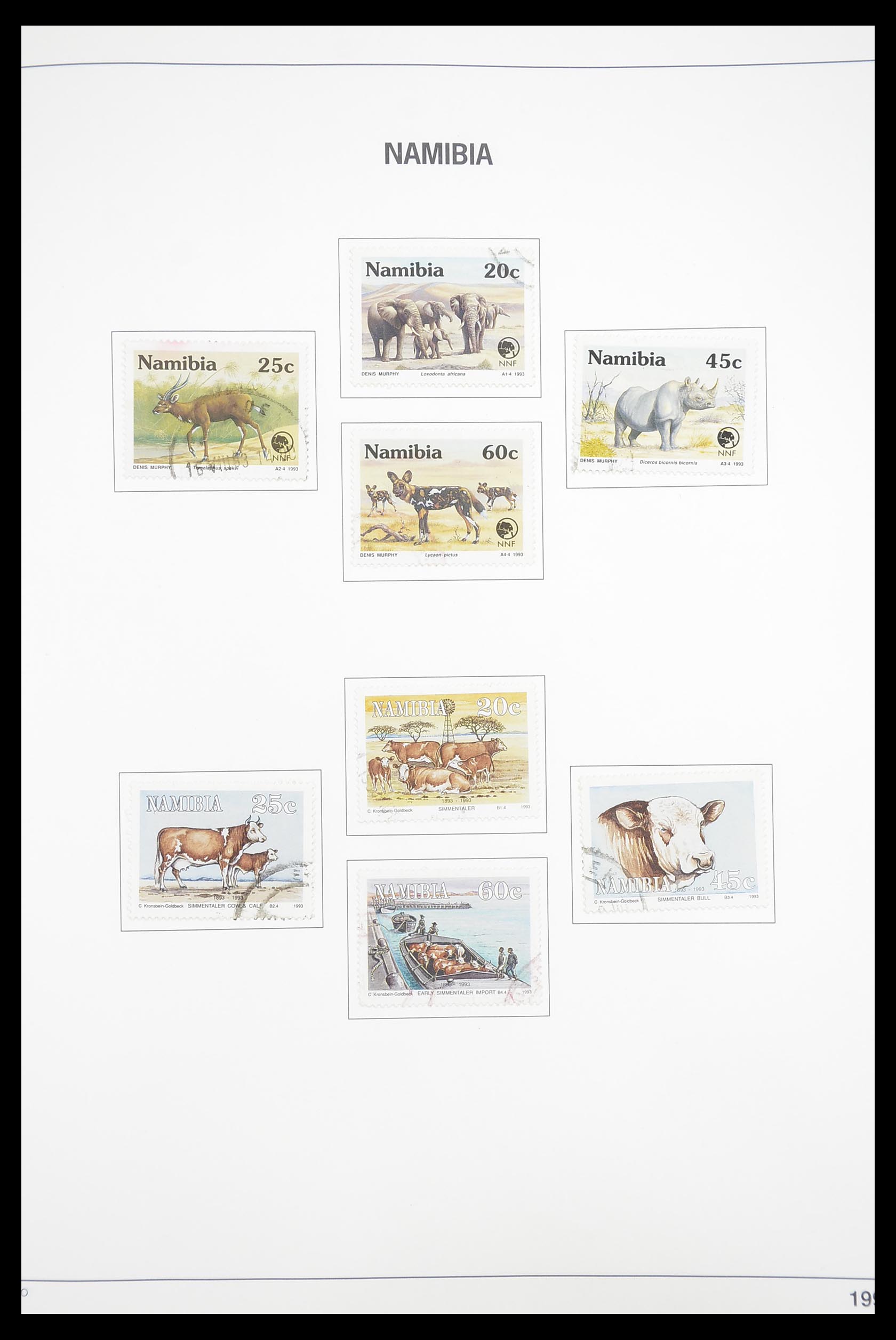 33393 142 - Postzegelverzameling 33393 Zuid Afrika en gebieden 1910-1998.