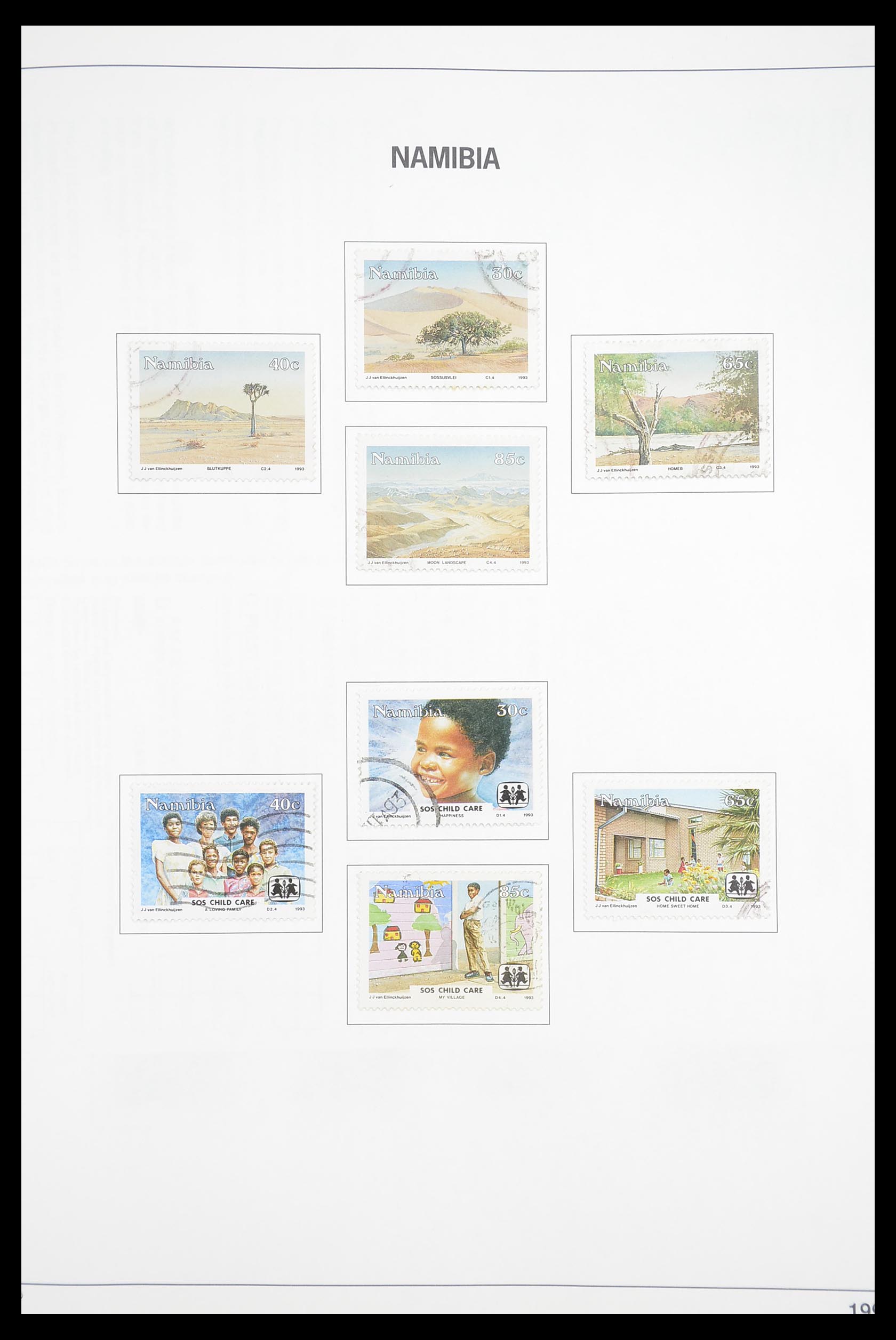 33393 143 - Postzegelverzameling 33393 Zuid Afrika en gebieden 1910-1998.