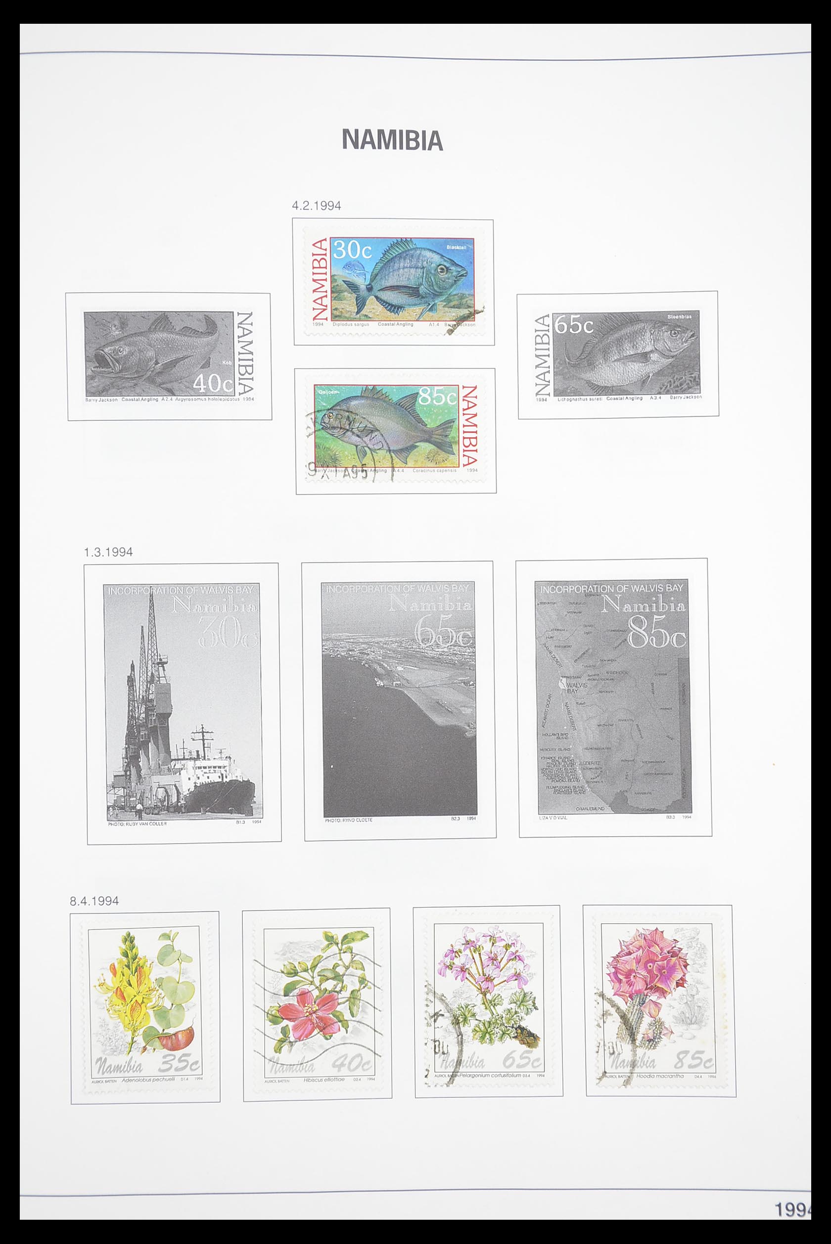 33393 145 - Postzegelverzameling 33393 Zuid Afrika en gebieden 1910-1998.