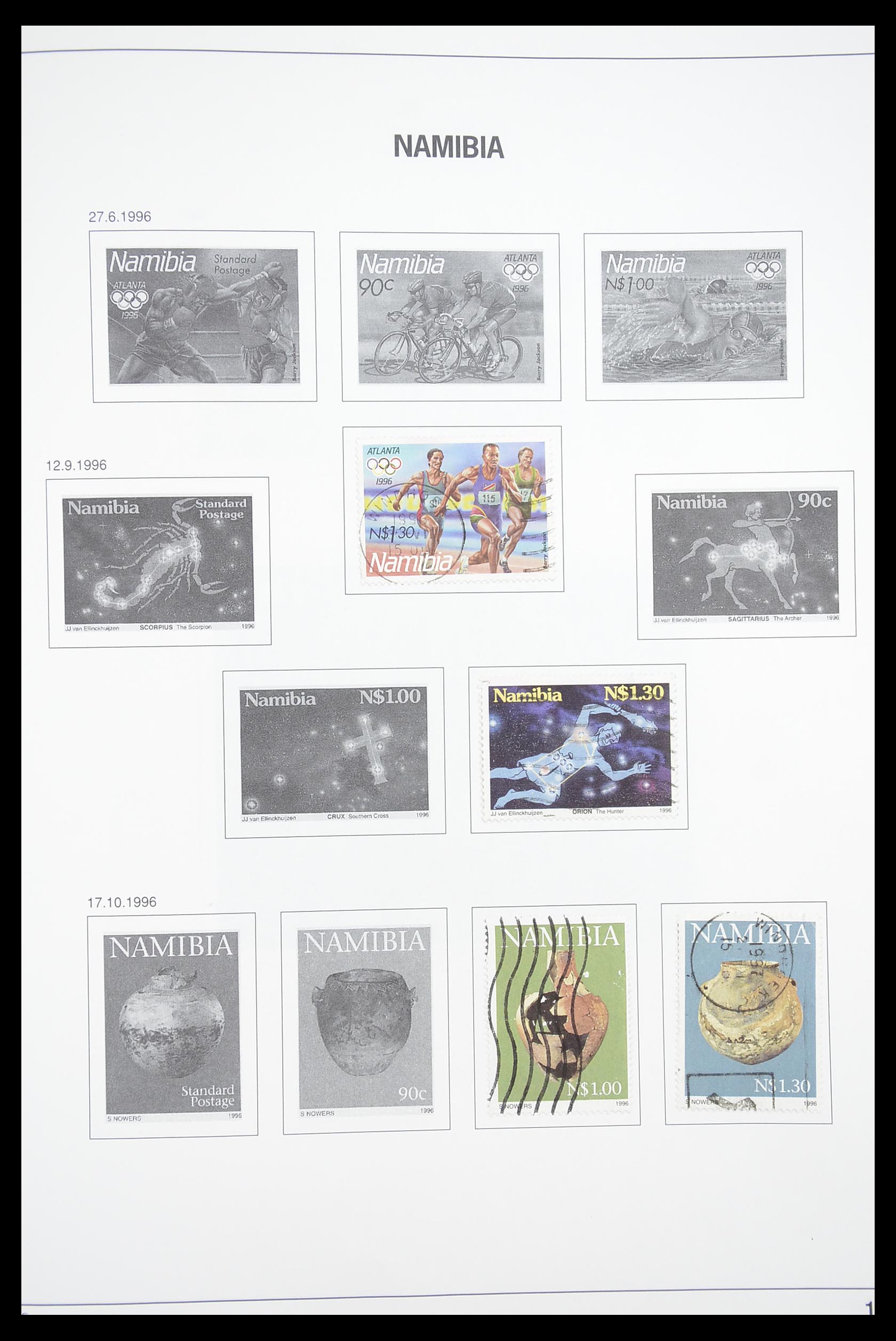 33393 150 - Postzegelverzameling 33393 Zuid Afrika en gebieden 1910-1998.