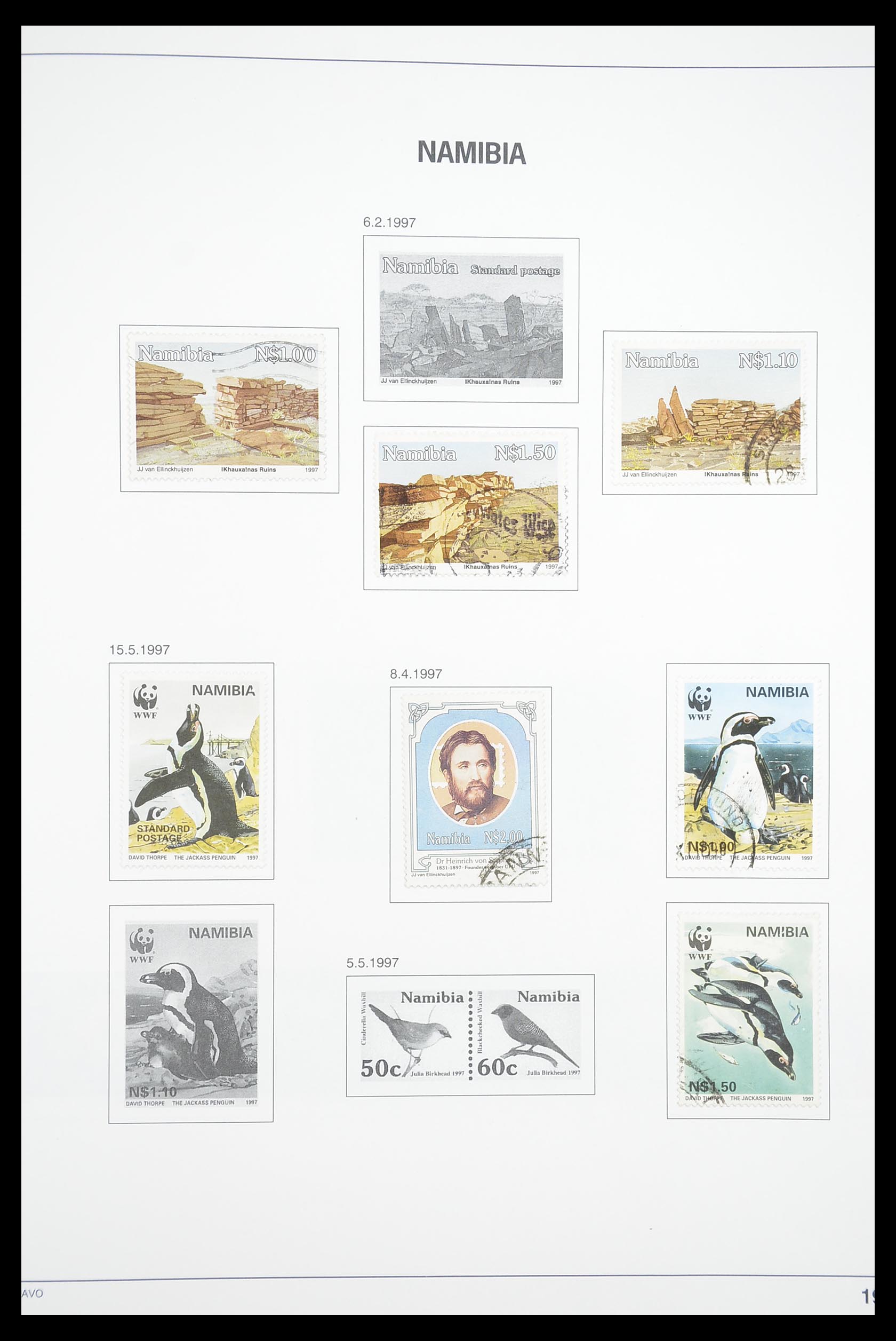 33393 151 - Stamp collection 33393 South Africa and territories 1910-1998.