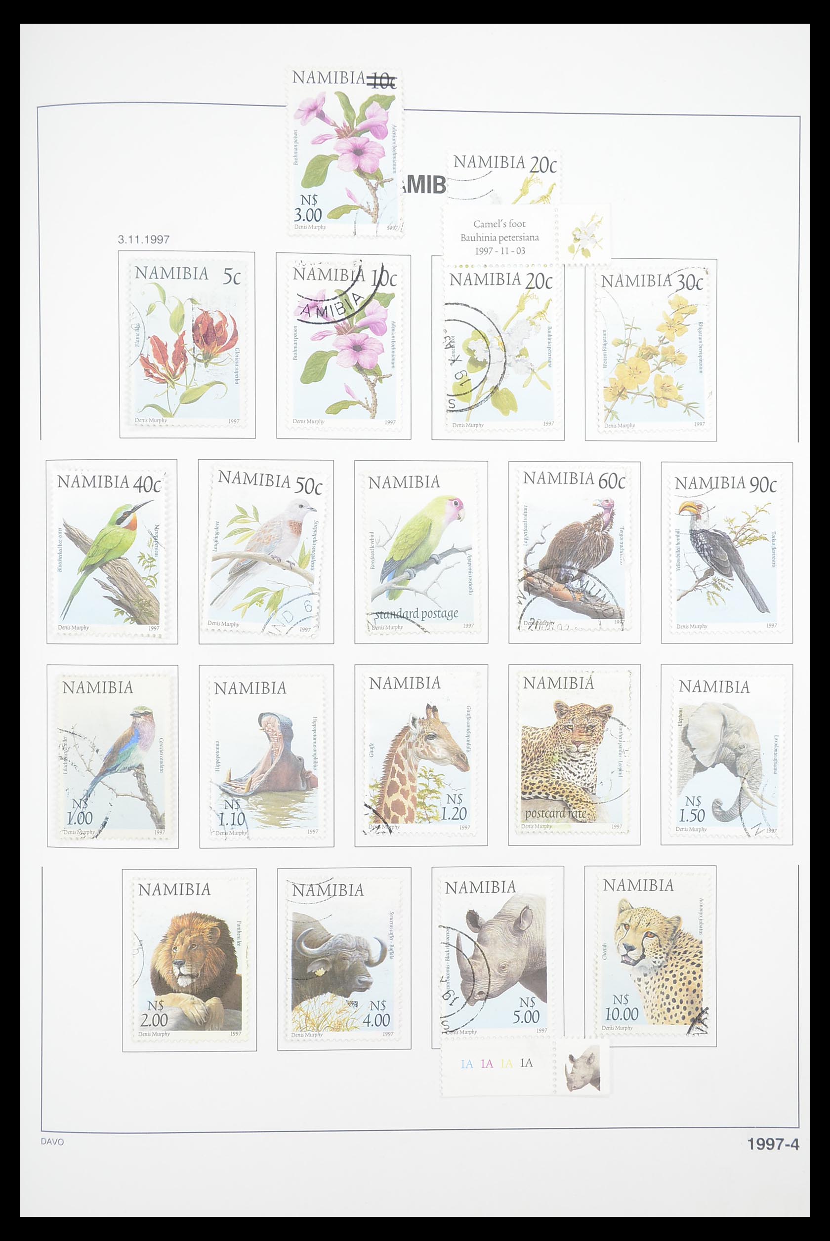 33393 155 - Postzegelverzameling 33393 Zuid Afrika en gebieden 1910-1998.