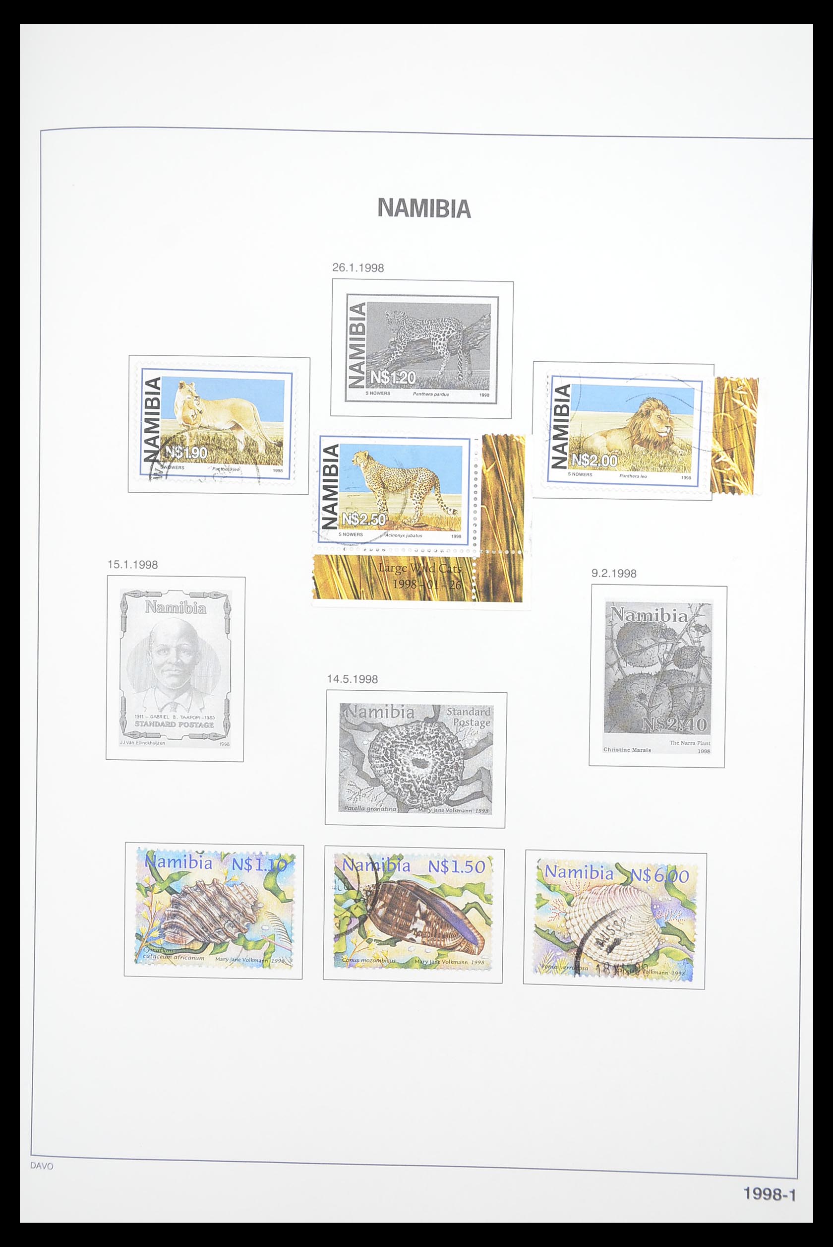 33393 157 - Postzegelverzameling 33393 Zuid Afrika en gebieden 1910-1998.