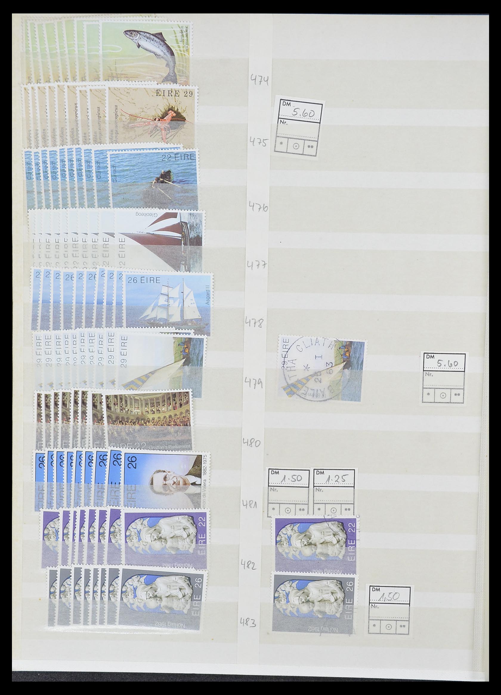 33396 043 - Postzegelverzameling 33396 Ierland 1922-2004.