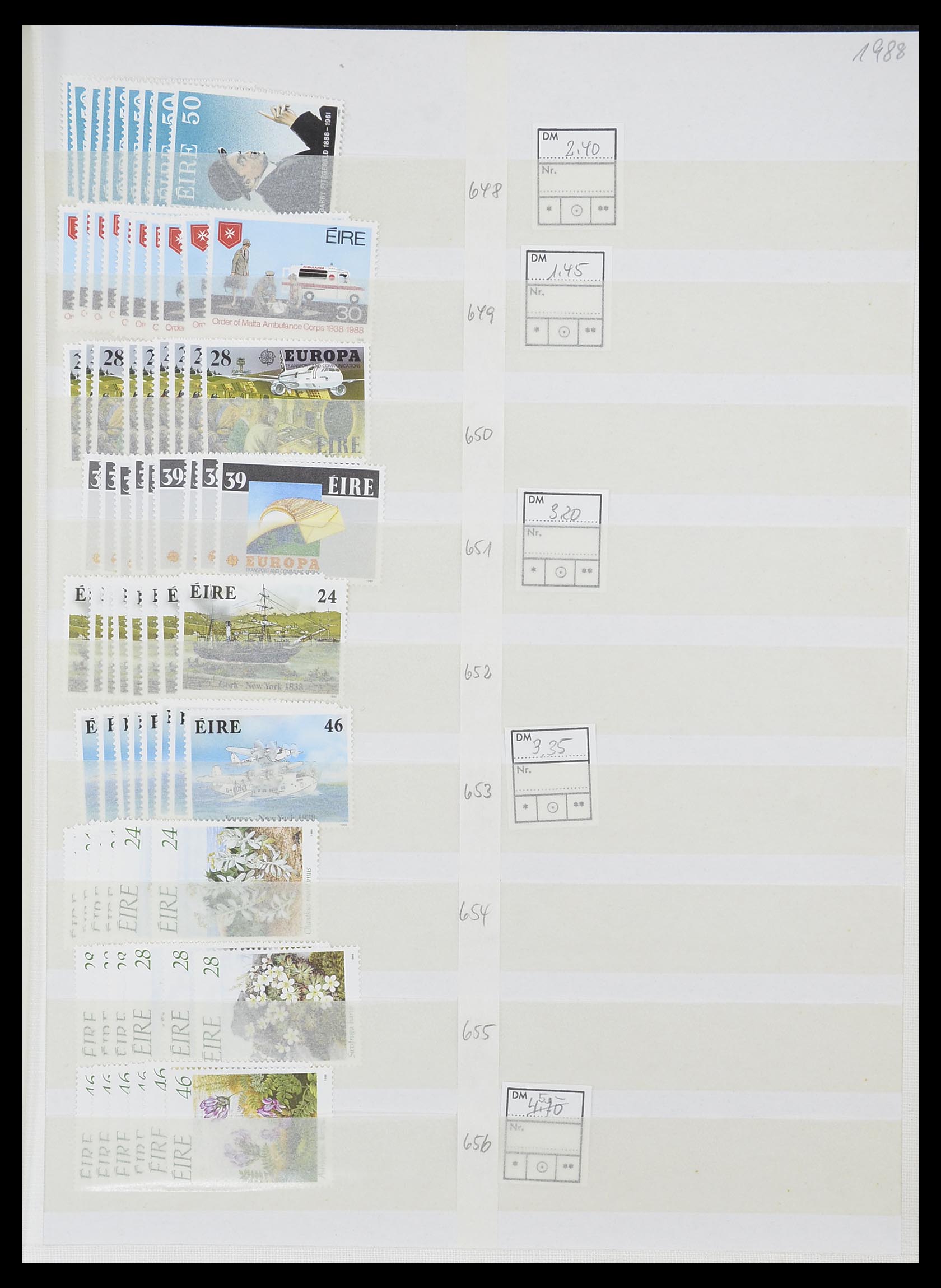 33396 062 - Postzegelverzameling 33396 Ierland 1922-2004.