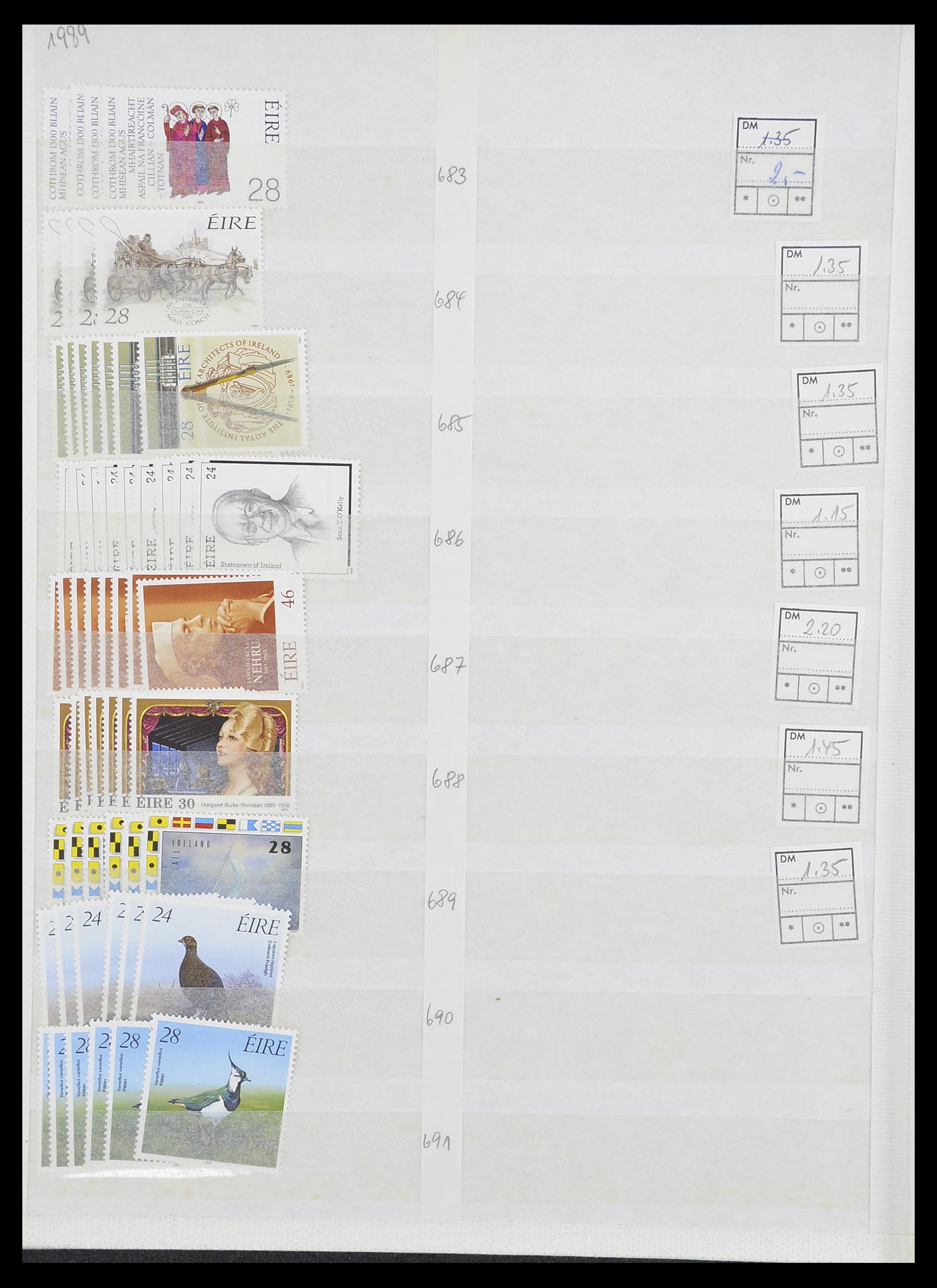 33396 067 - Postzegelverzameling 33396 Ierland 1922-2004.