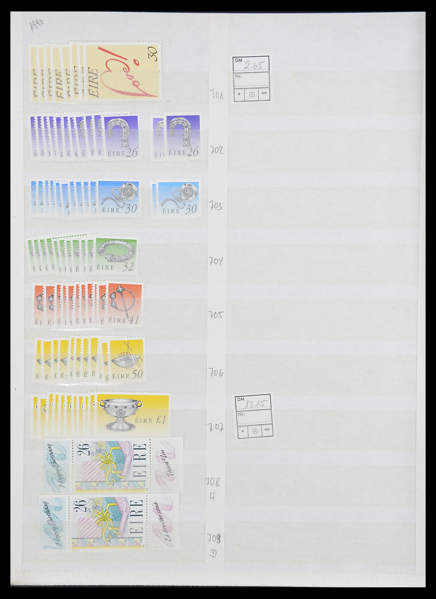 33396 069 - Postzegelverzameling 33396 Ierland 1922-2004.