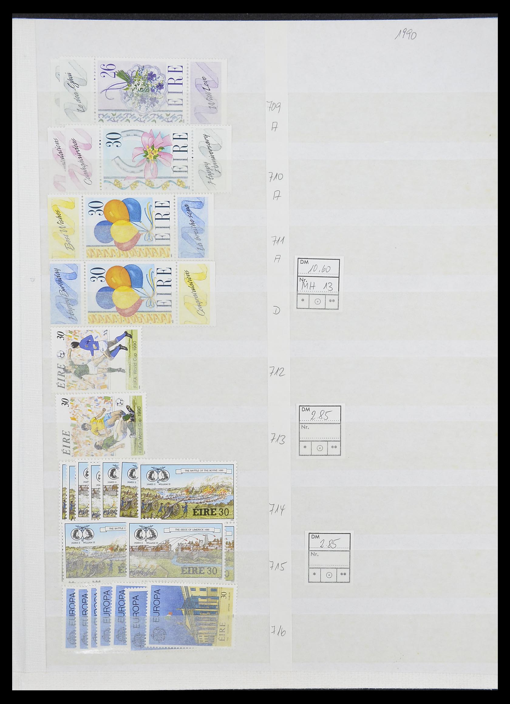 33396 070 - Postzegelverzameling 33396 Ierland 1922-2004.