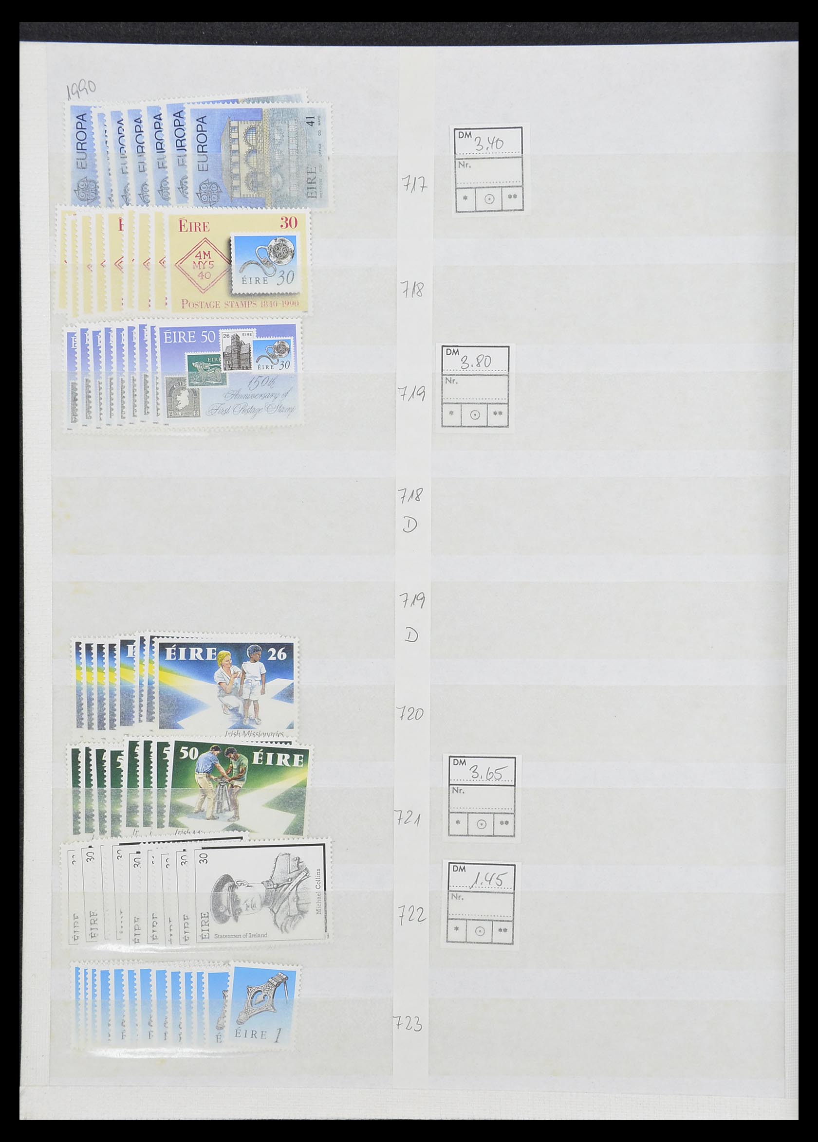 33396 071 - Postzegelverzameling 33396 Ierland 1922-2004.
