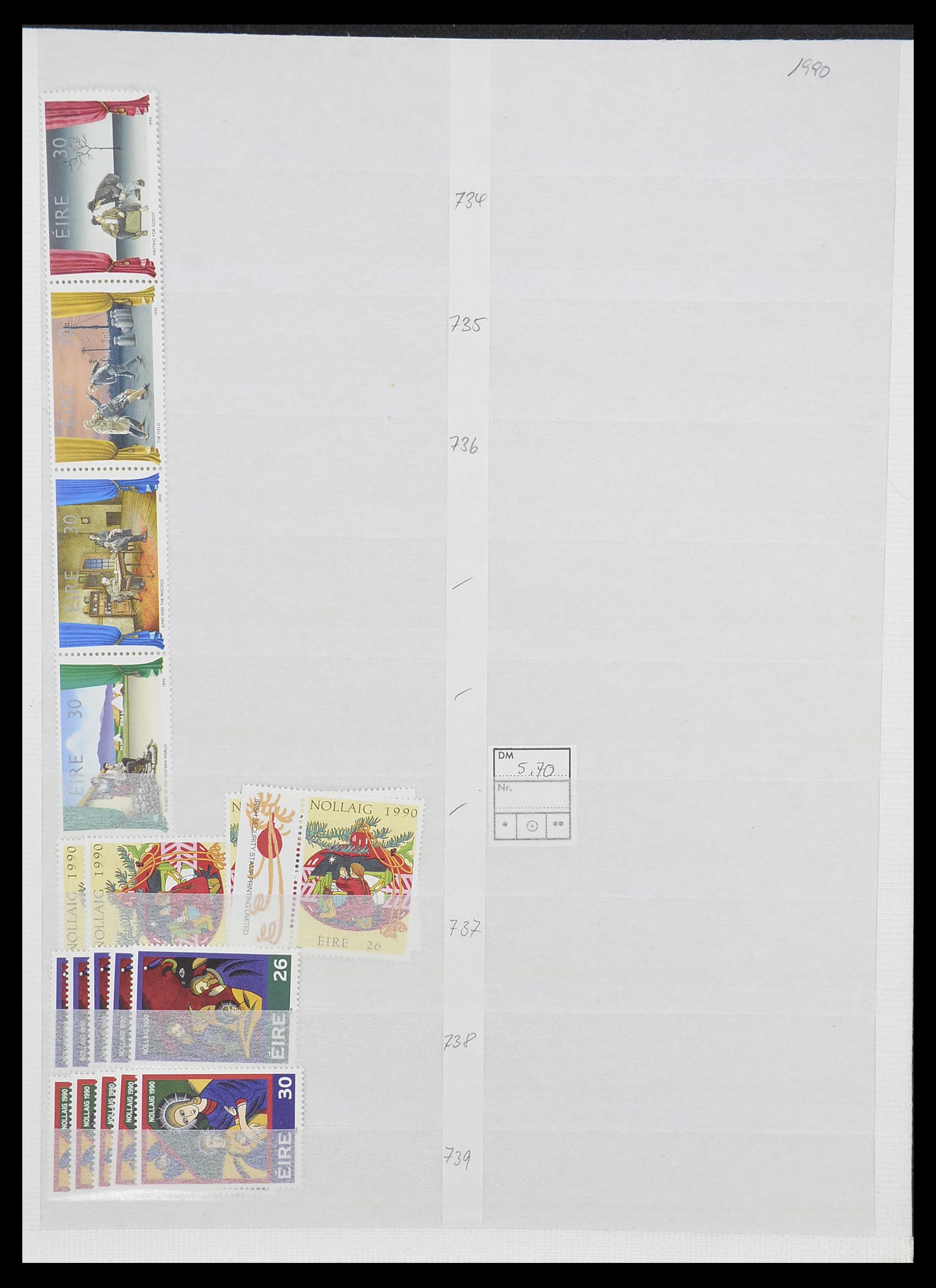 33396 073 - Postzegelverzameling 33396 Ierland 1922-2004.
