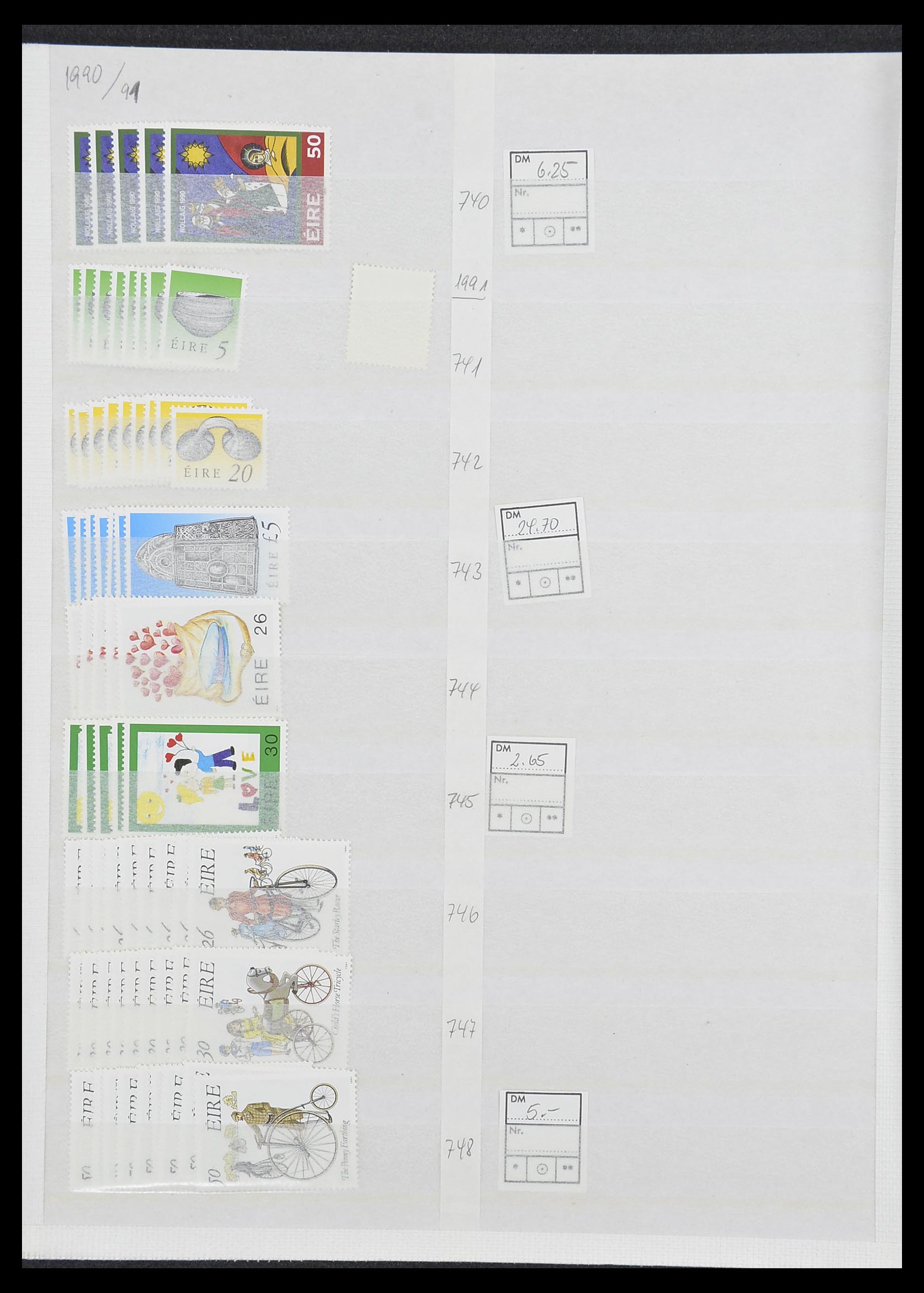 33396 074 - Postzegelverzameling 33396 Ierland 1922-2004.