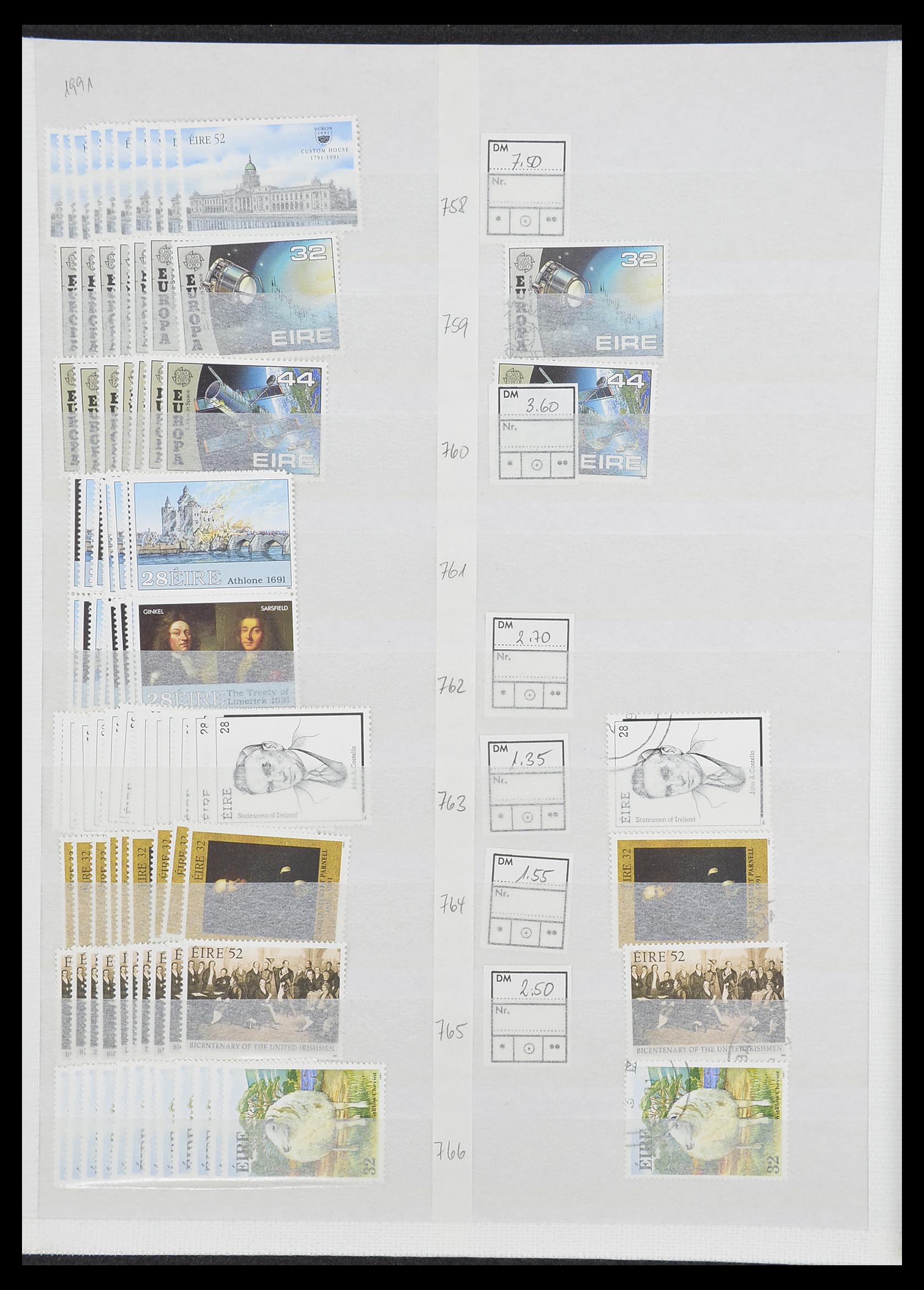 33396 076 - Postzegelverzameling 33396 Ierland 1922-2004.