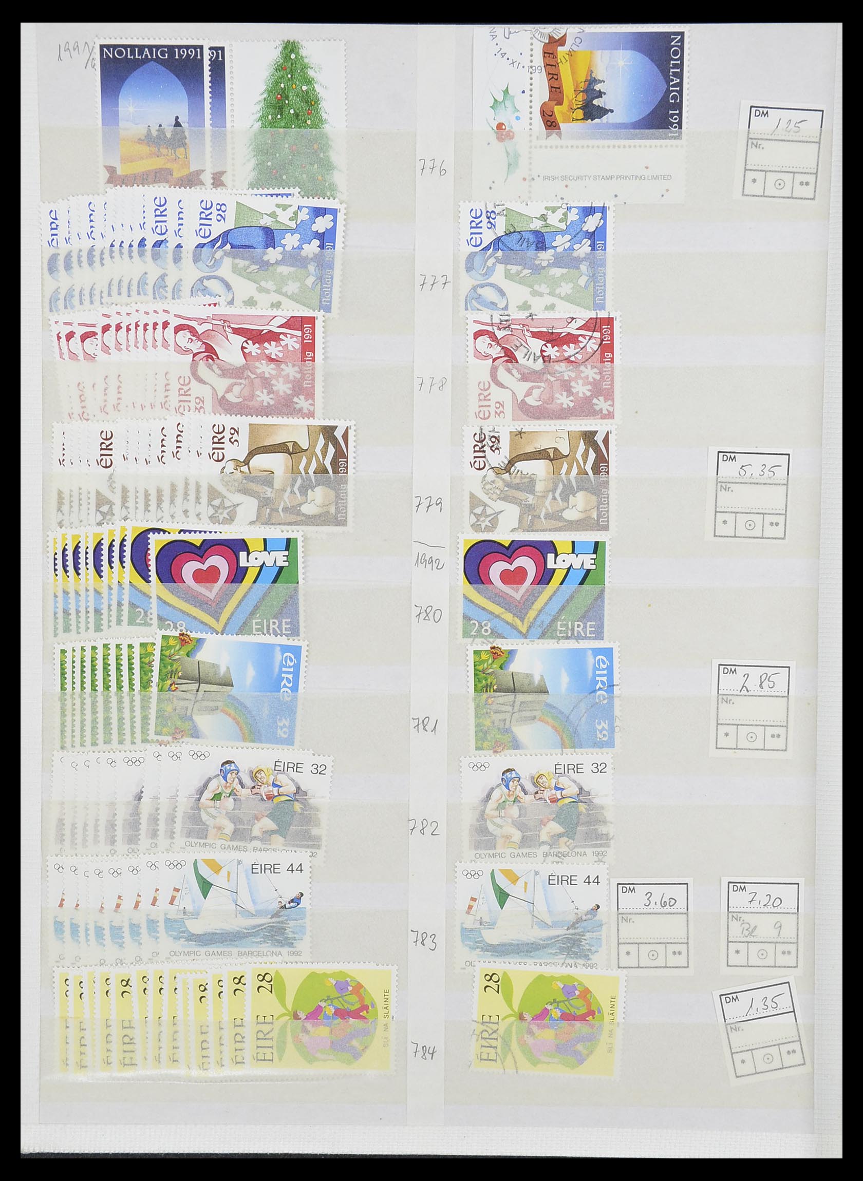 33396 078 - Postzegelverzameling 33396 Ierland 1922-2004.