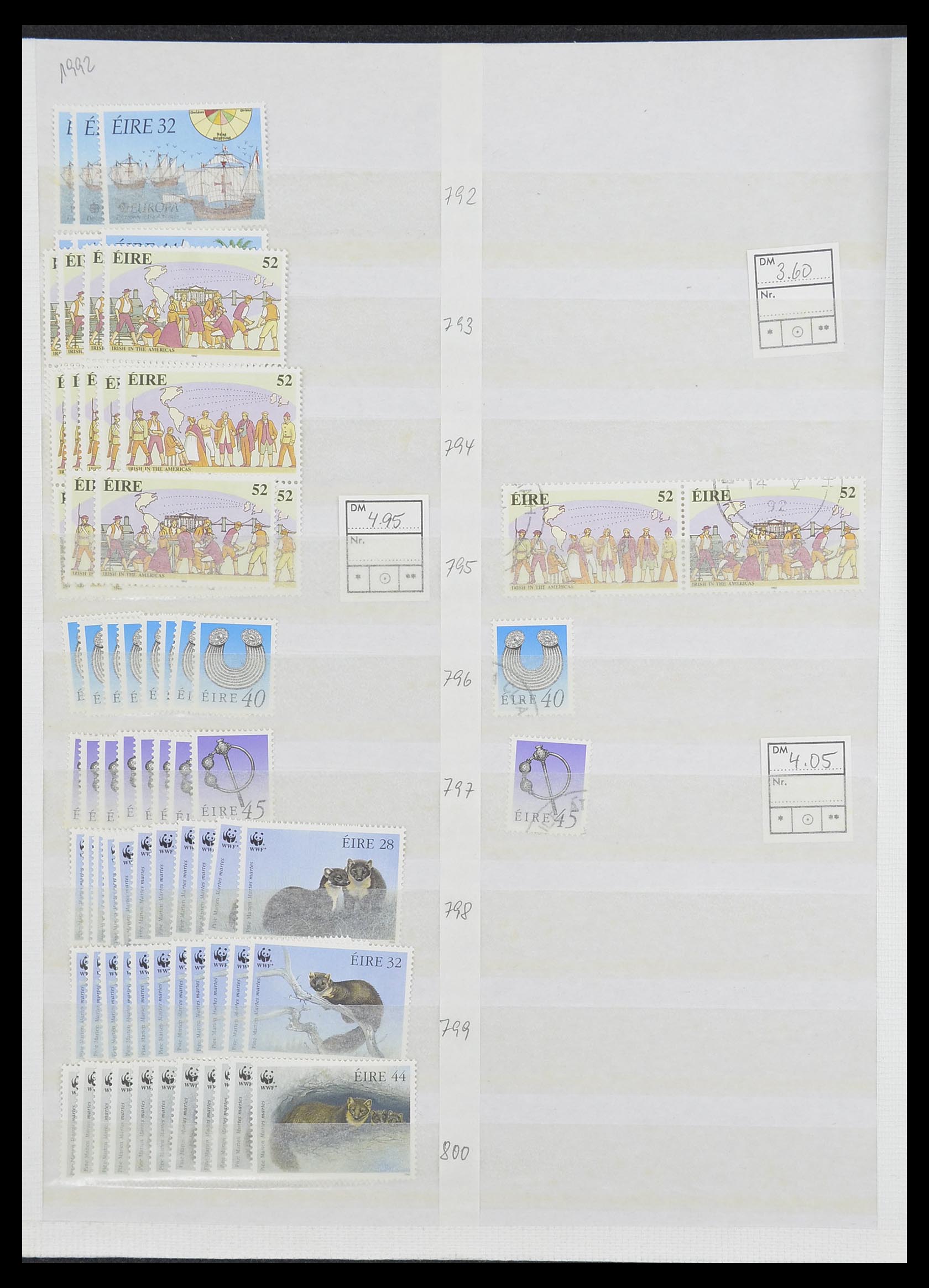 33396 080 - Postzegelverzameling 33396 Ierland 1922-2004.