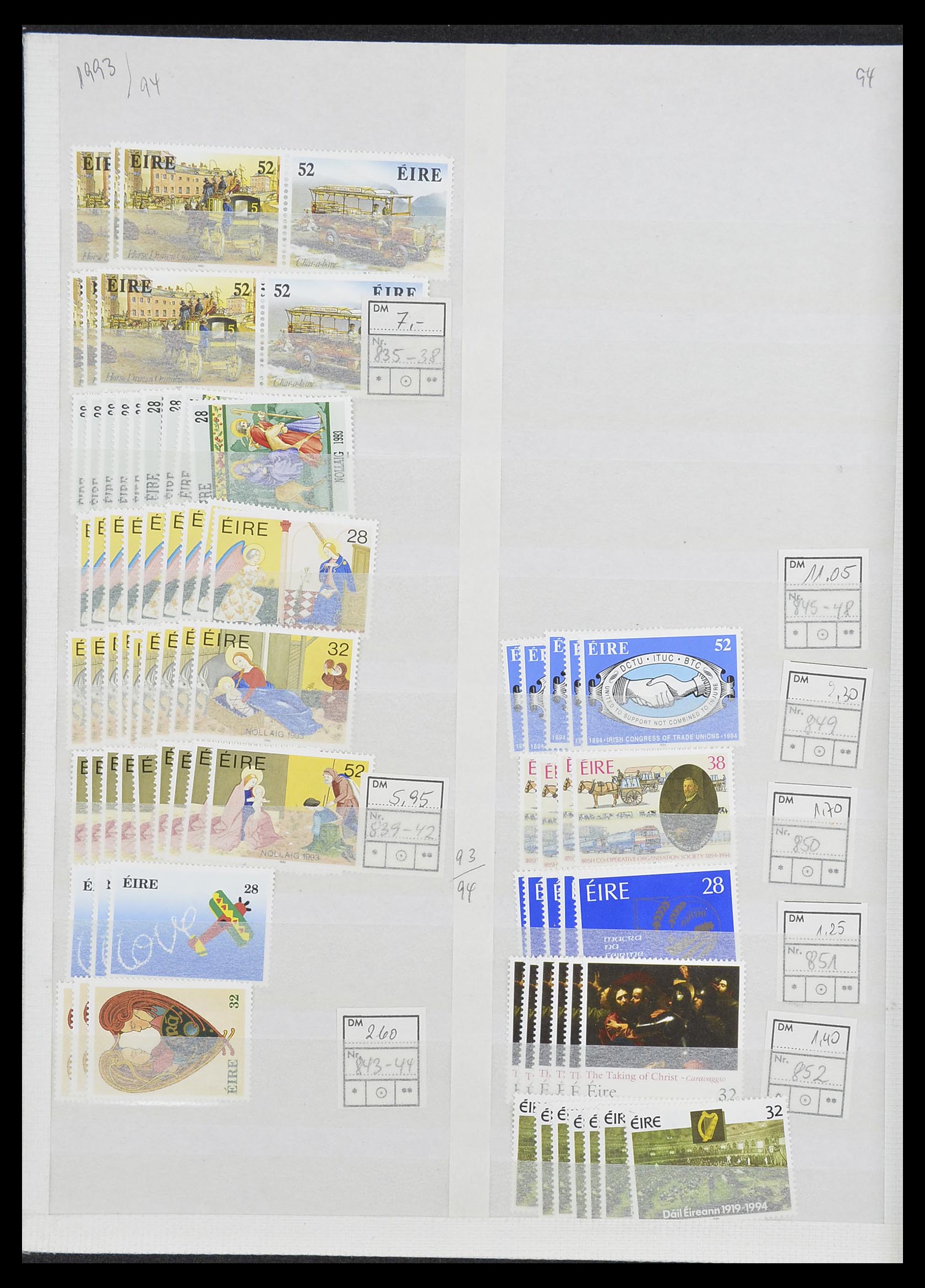 33396 084 - Postzegelverzameling 33396 Ierland 1922-2004.