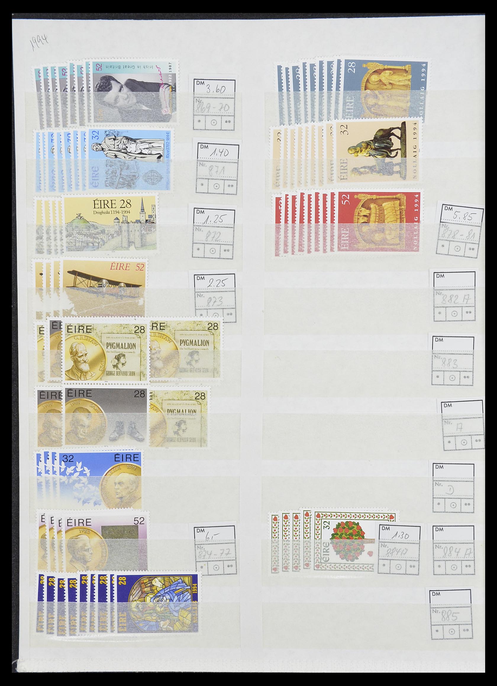 33396 086 - Postzegelverzameling 33396 Ierland 1922-2004.