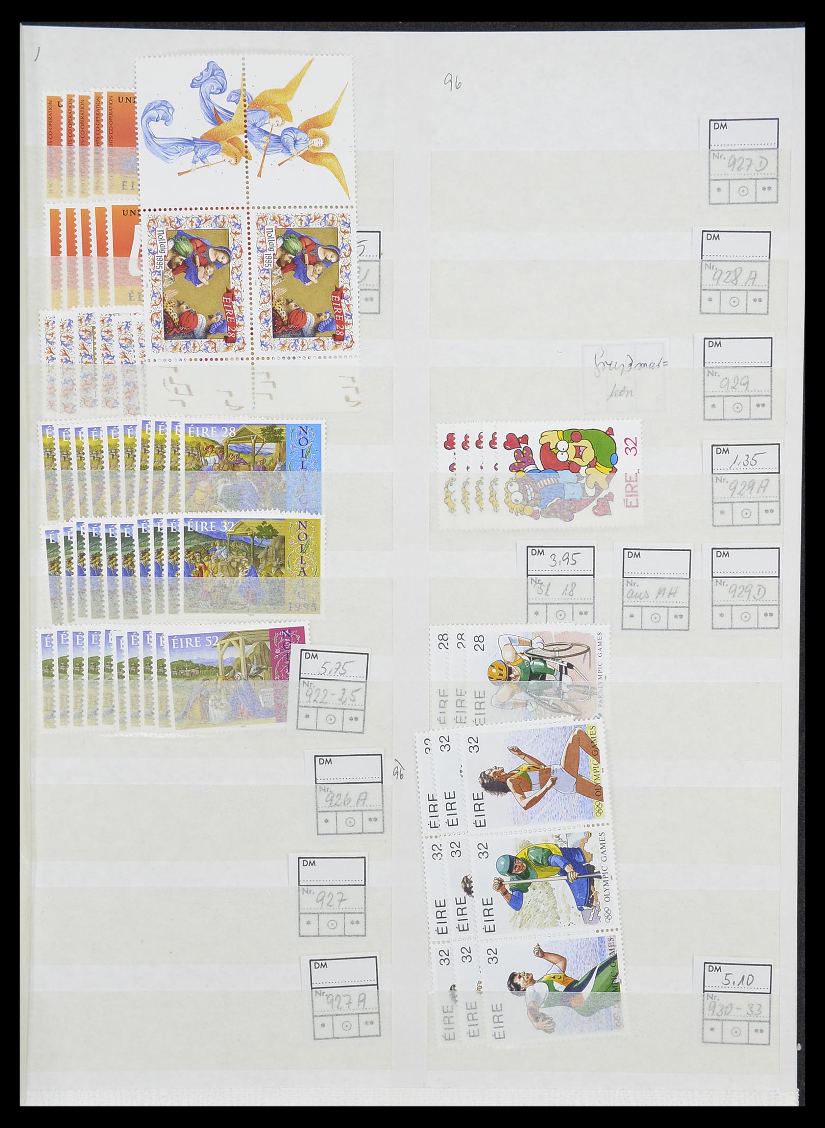 33396 089 - Postzegelverzameling 33396 Ierland 1922-2004.
