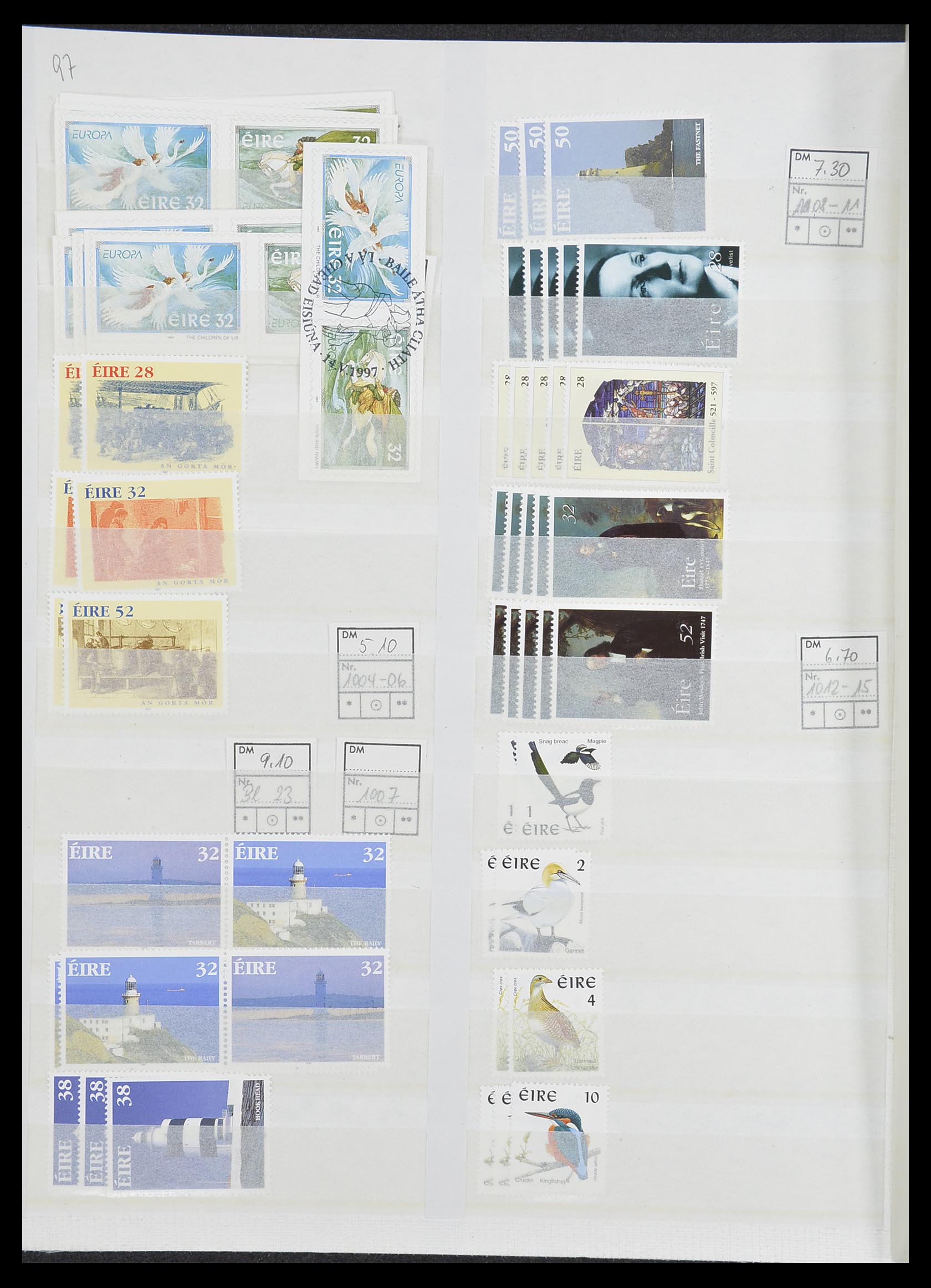 33396 094 - Postzegelverzameling 33396 Ierland 1922-2004.