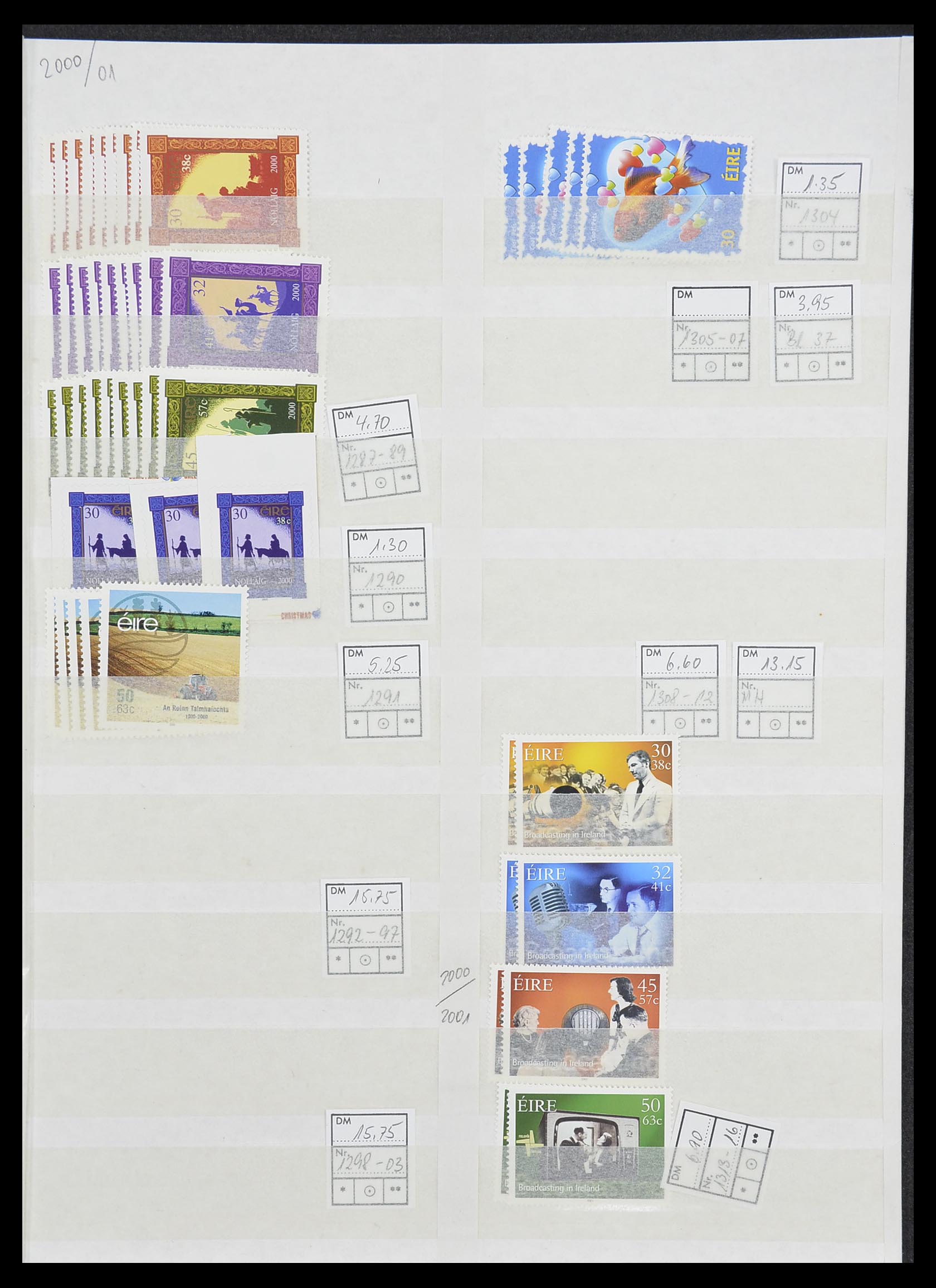33396 107 - Postzegelverzameling 33396 Ierland 1922-2004.