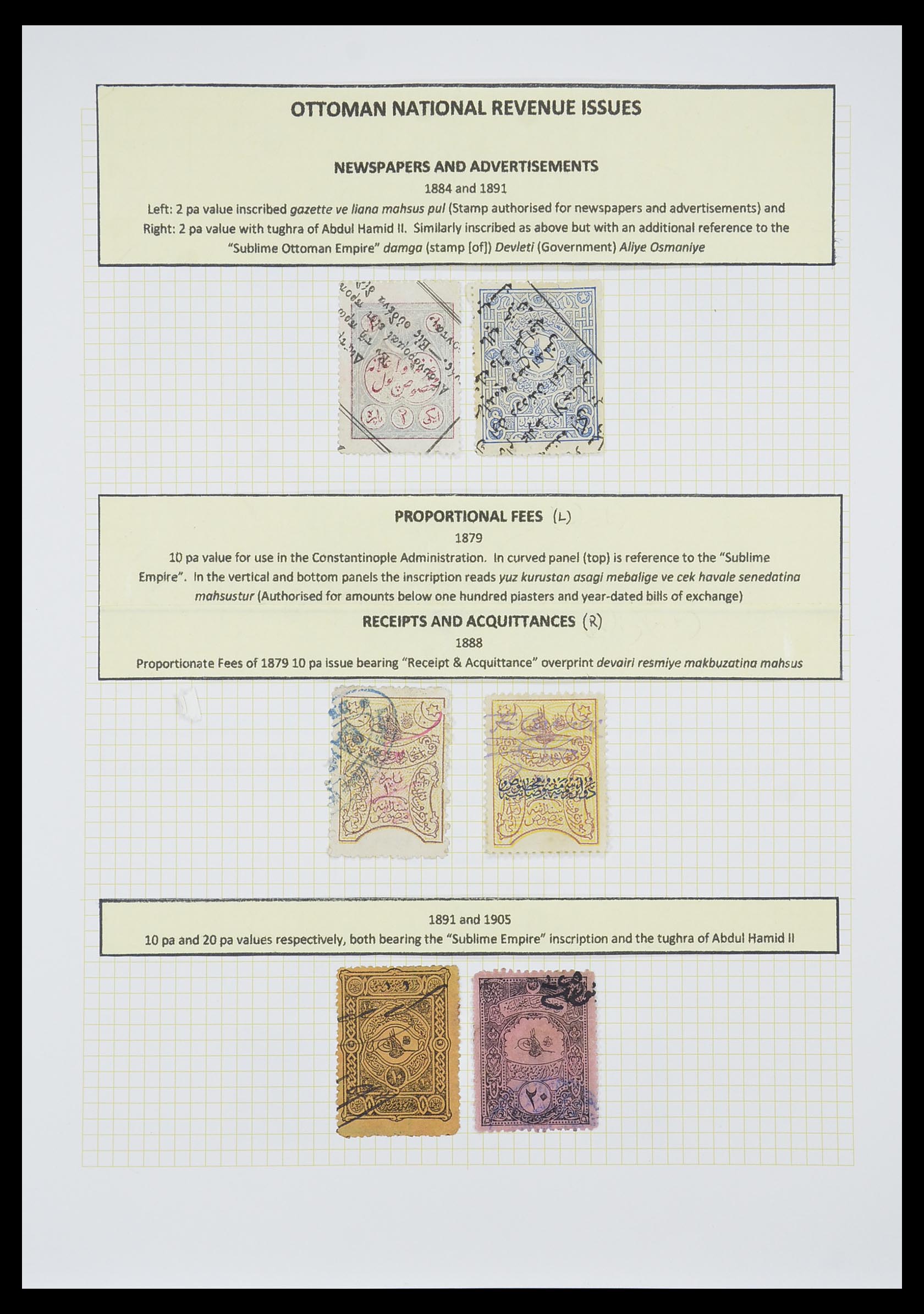 33398 007 - Stamp collection 33398 Turkey and territories 1863-1958.