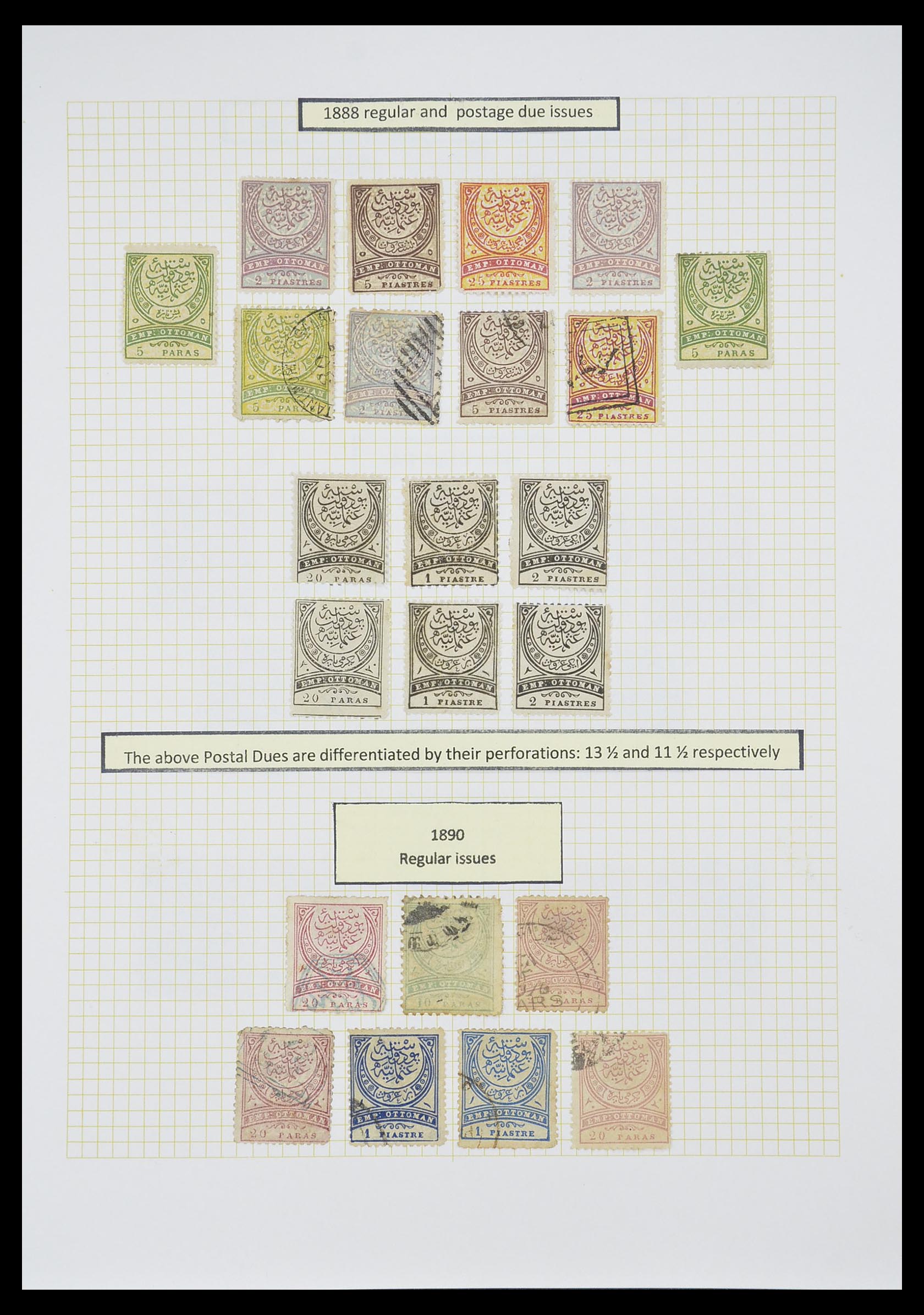 33398 008 - Stamp collection 33398 Turkey and territories 1863-1958.
