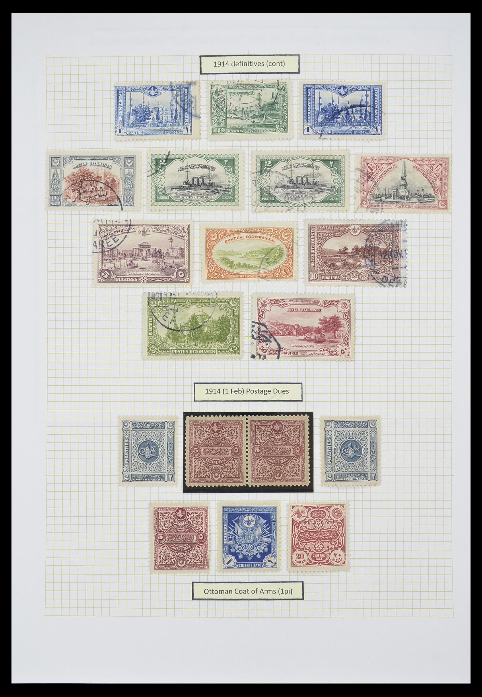 33398 025 - Stamp collection 33398 Turkey and territories 1863-1958.