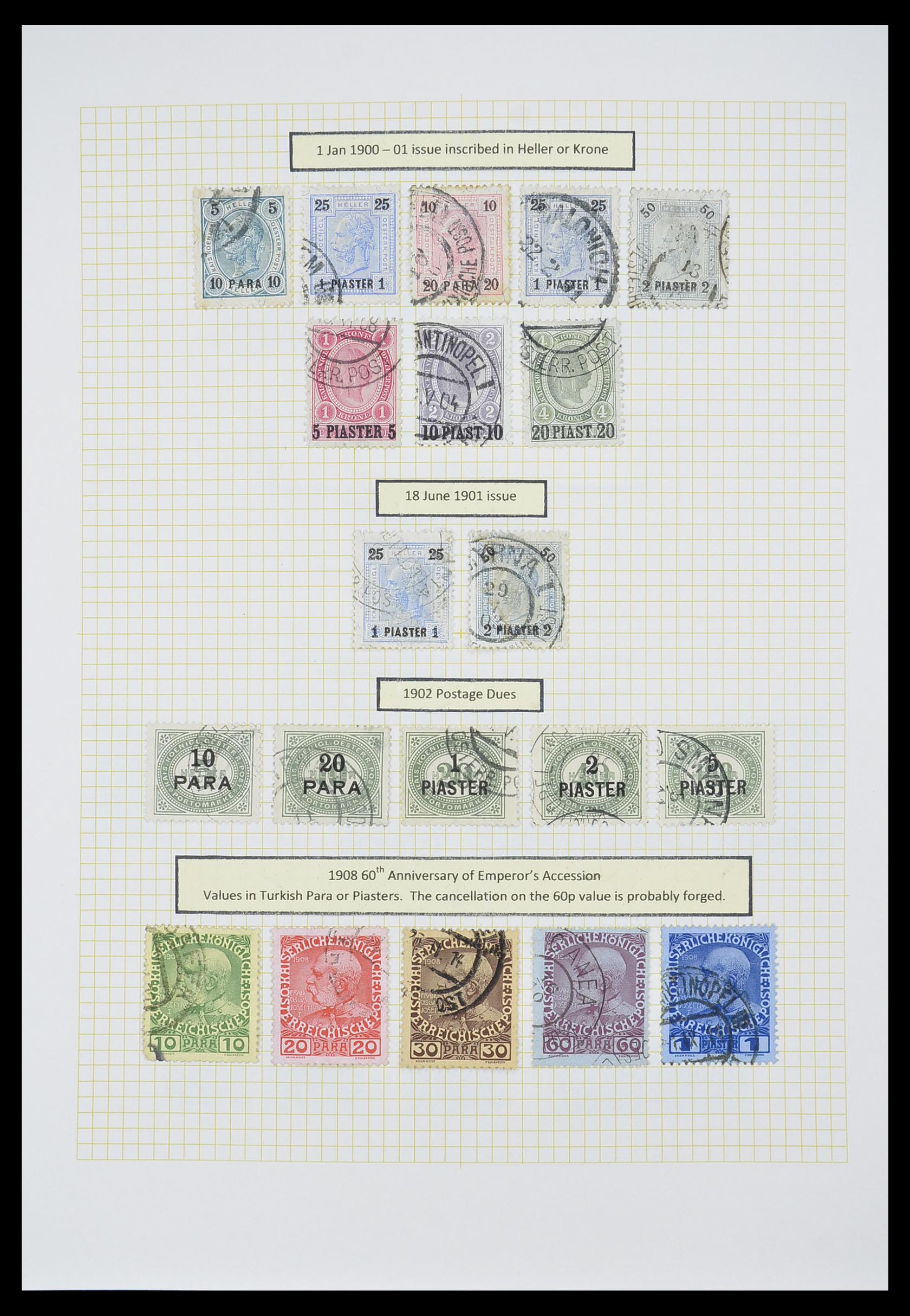 33398 028 - Stamp collection 33398 Turkey and territories 1863-1958.