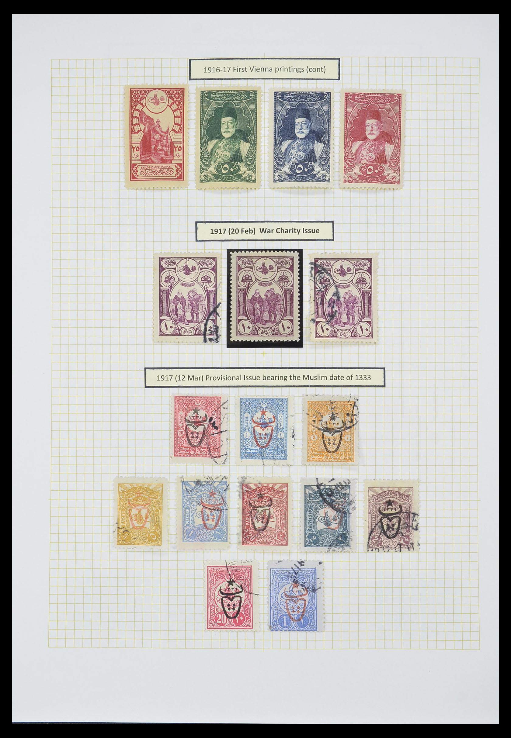 33398 038 - Postzegelverzameling 33398 Turkije en gebieden 1863-1958.