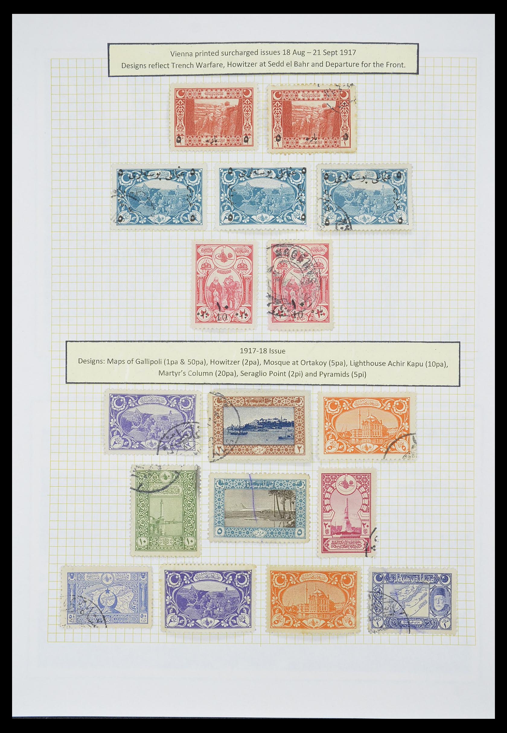 33398 039 - Stamp collection 33398 Turkey and territories 1863-1958.