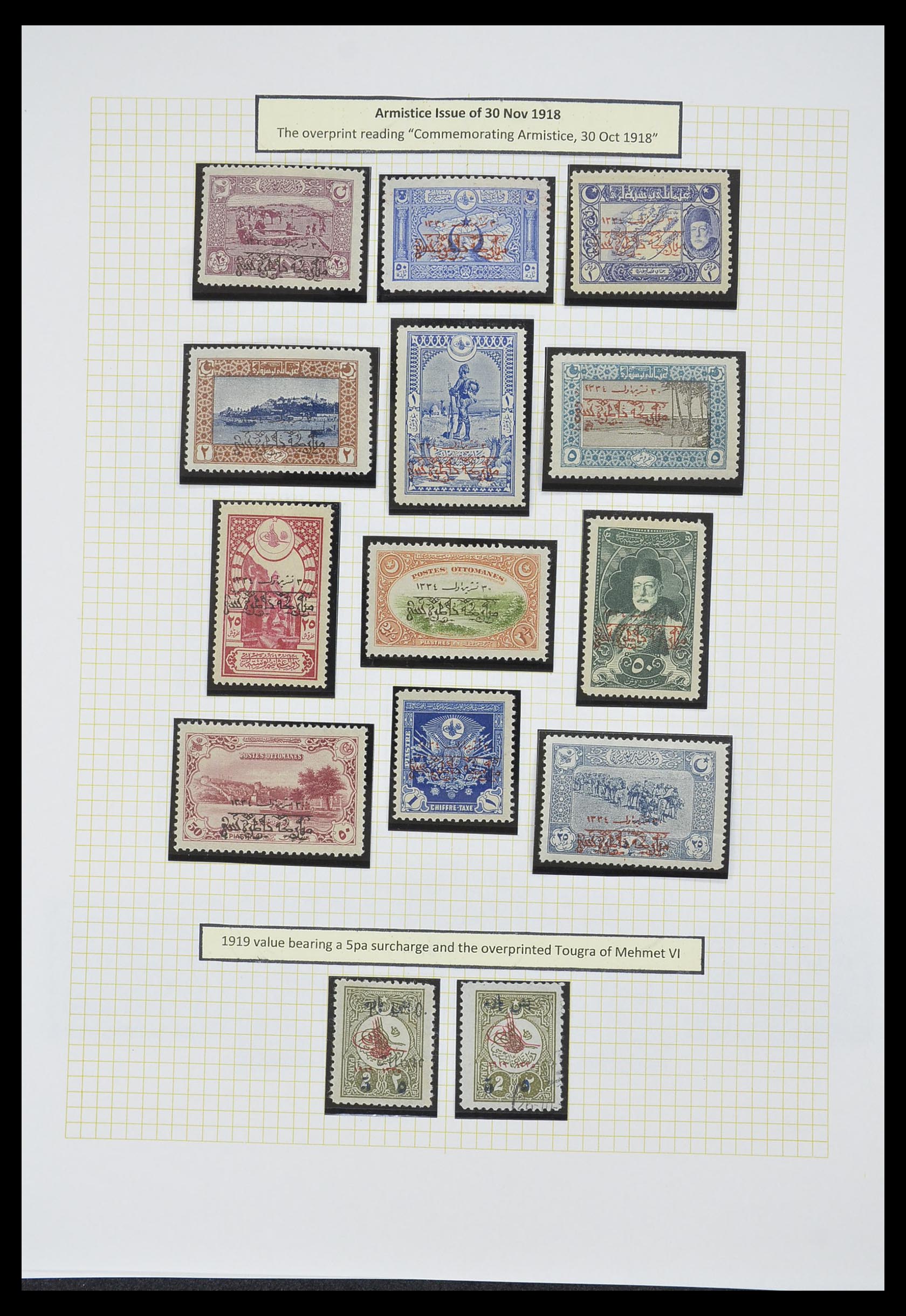 33398 041 - Postzegelverzameling 33398 Turkije en gebieden 1863-1958.