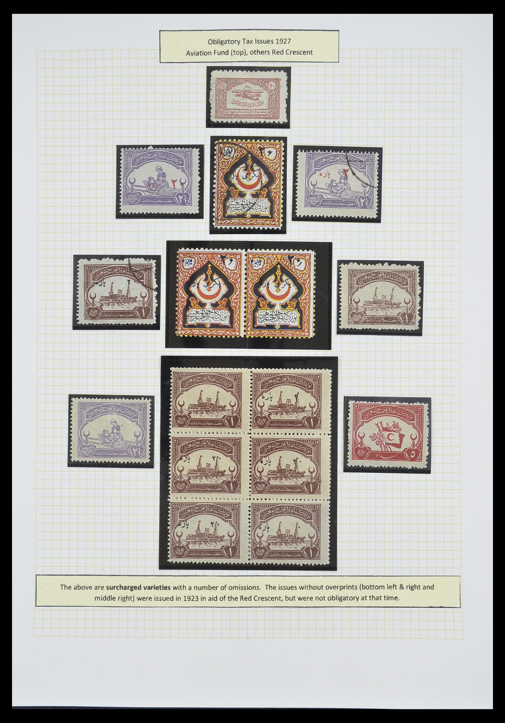 33398 063 - Stamp collection 33398 Turkey and territories 1863-1958.