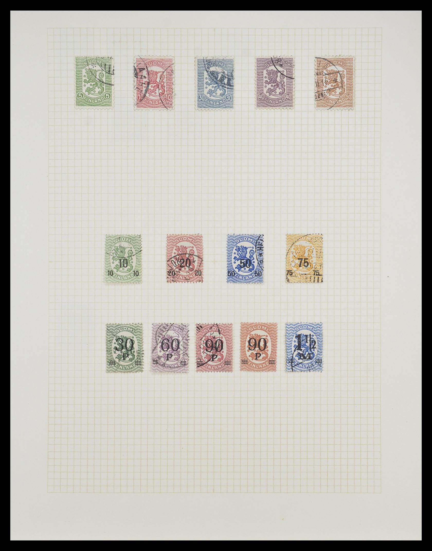 33401 010 - Postzegelverzameling 33401 Finland 1856-2003.
