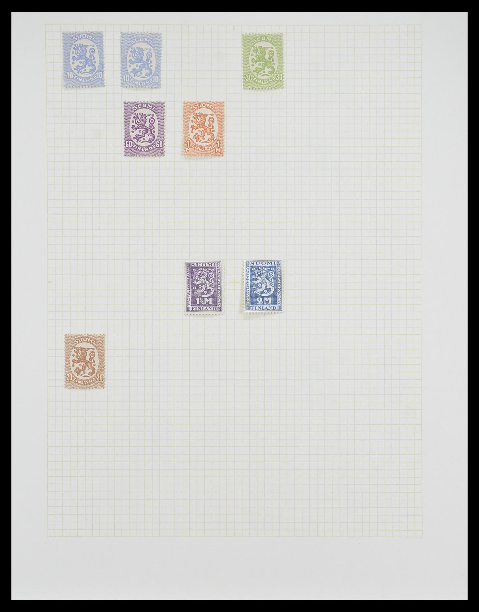 33401 011 - Postzegelverzameling 33401 Finland 1856-2003.