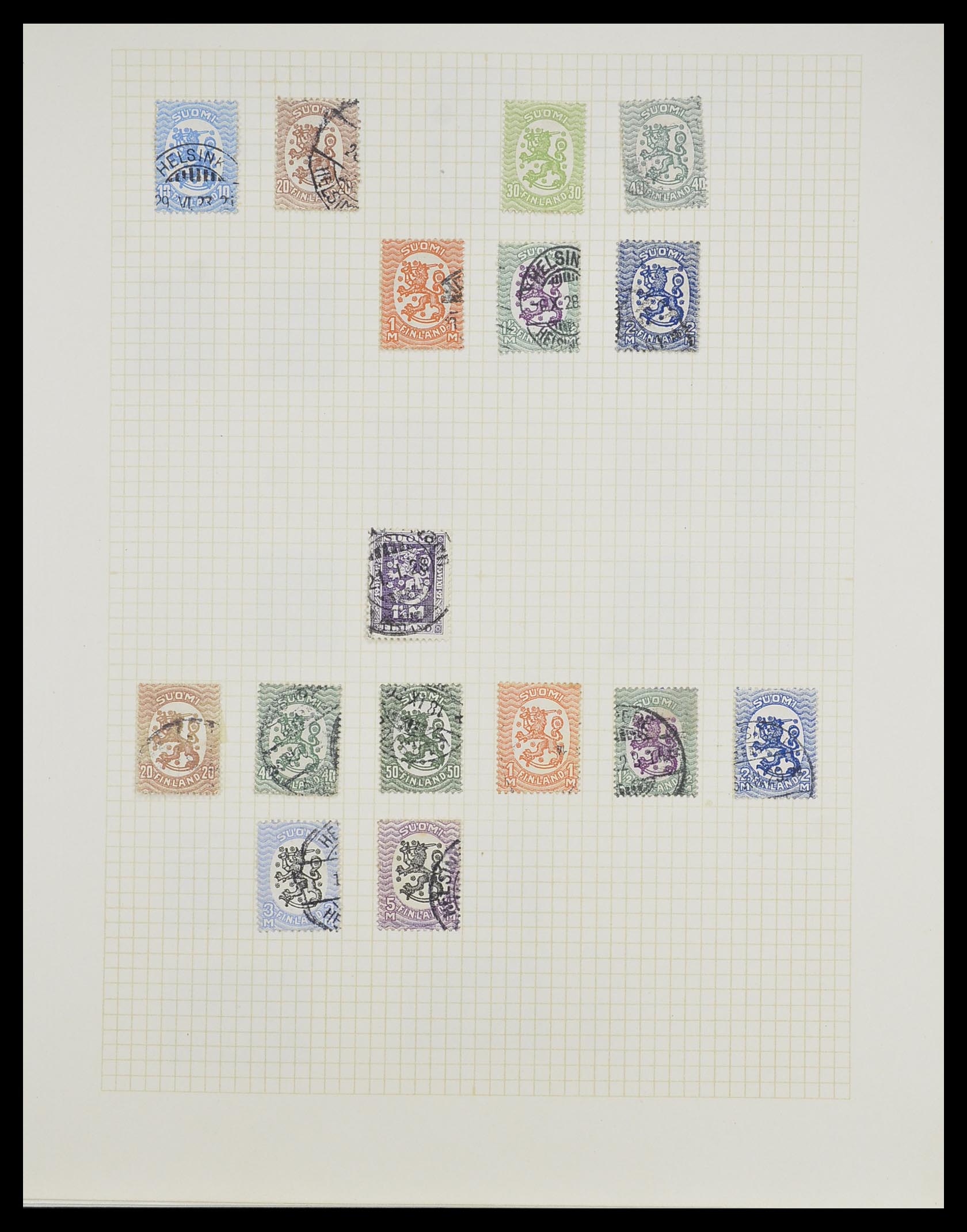 33401 012 - Postzegelverzameling 33401 Finland 1856-2003.