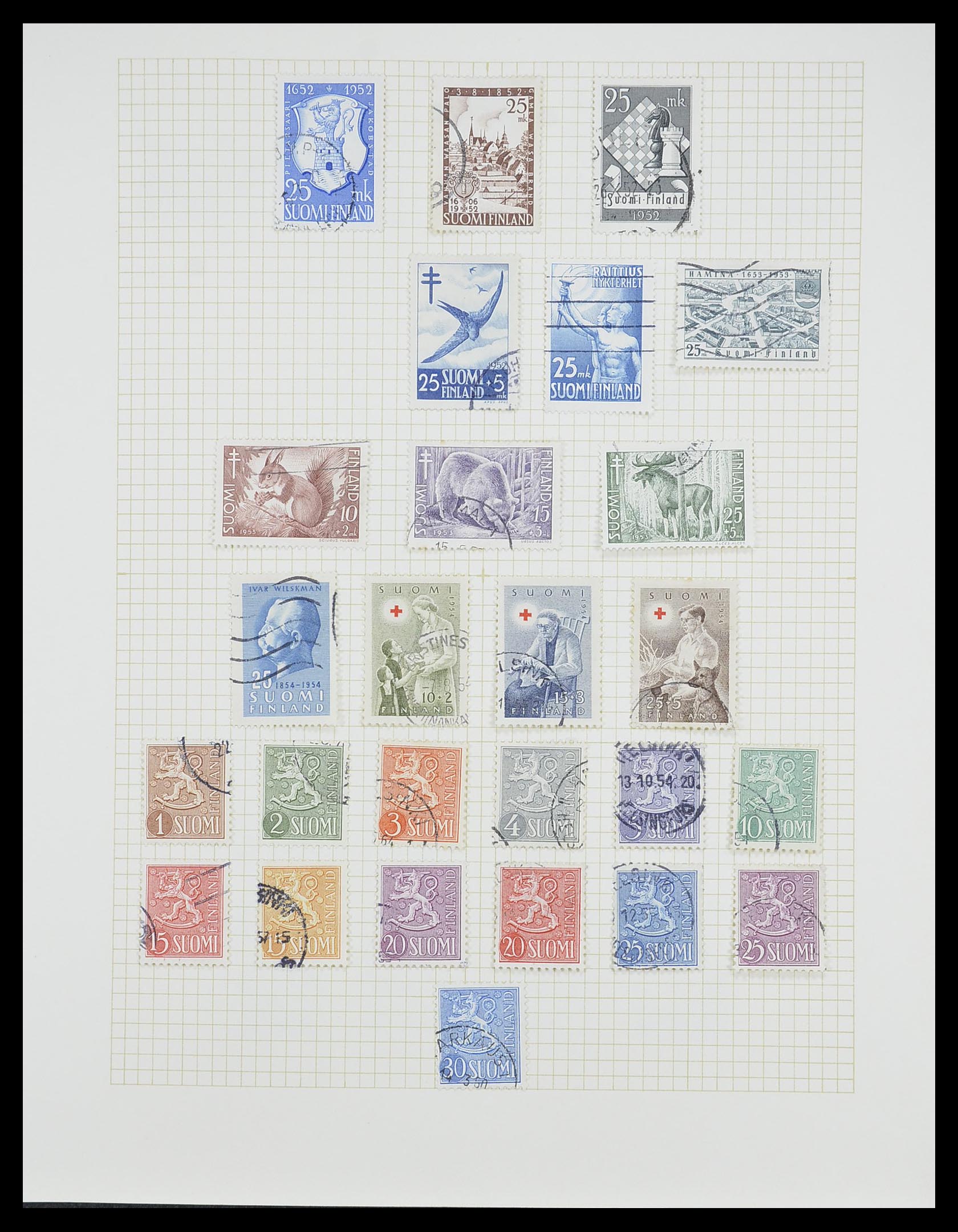33401 038 - Postzegelverzameling 33401 Finland 1856-2003.