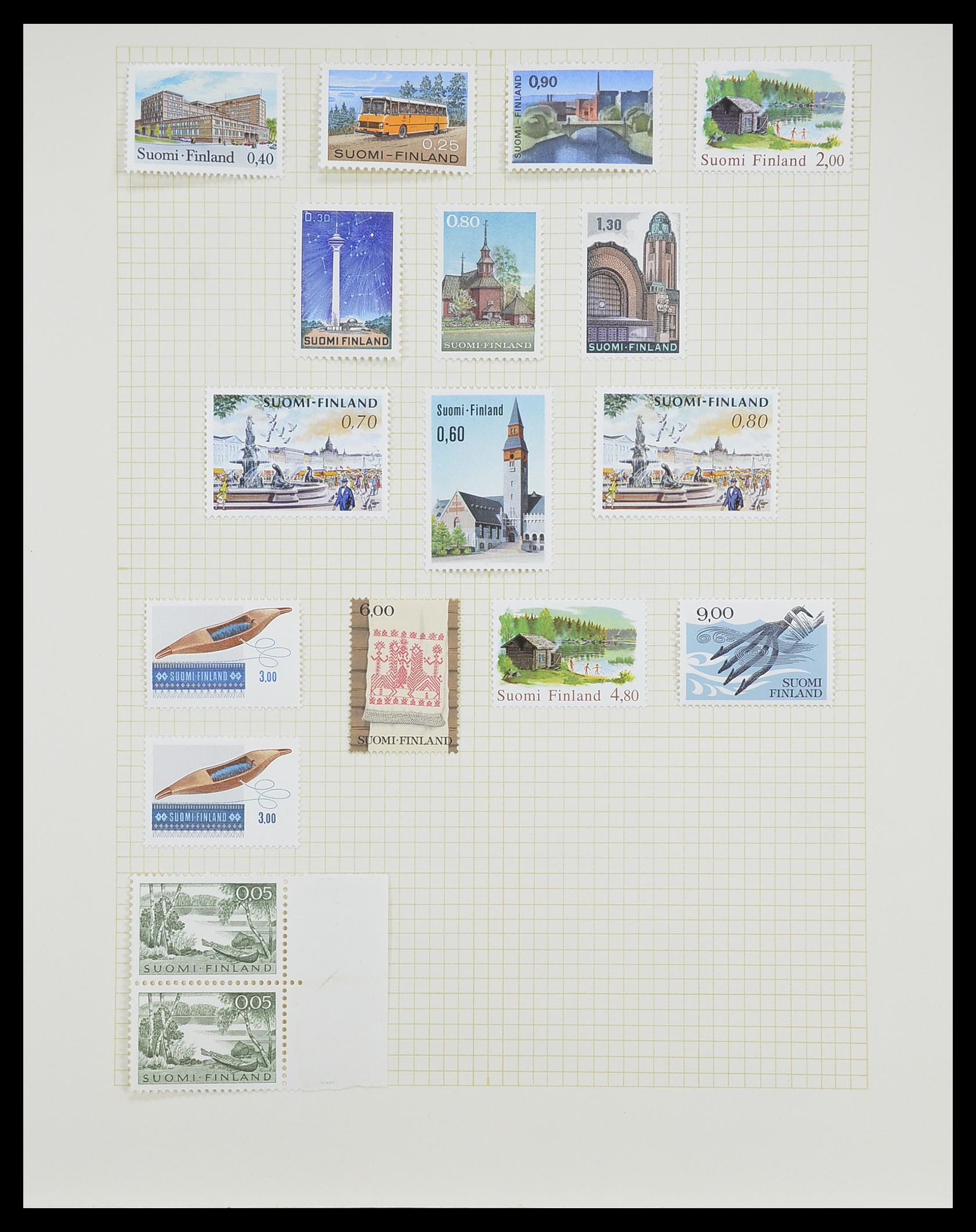 33401 050 - Postzegelverzameling 33401 Finland 1856-2003.