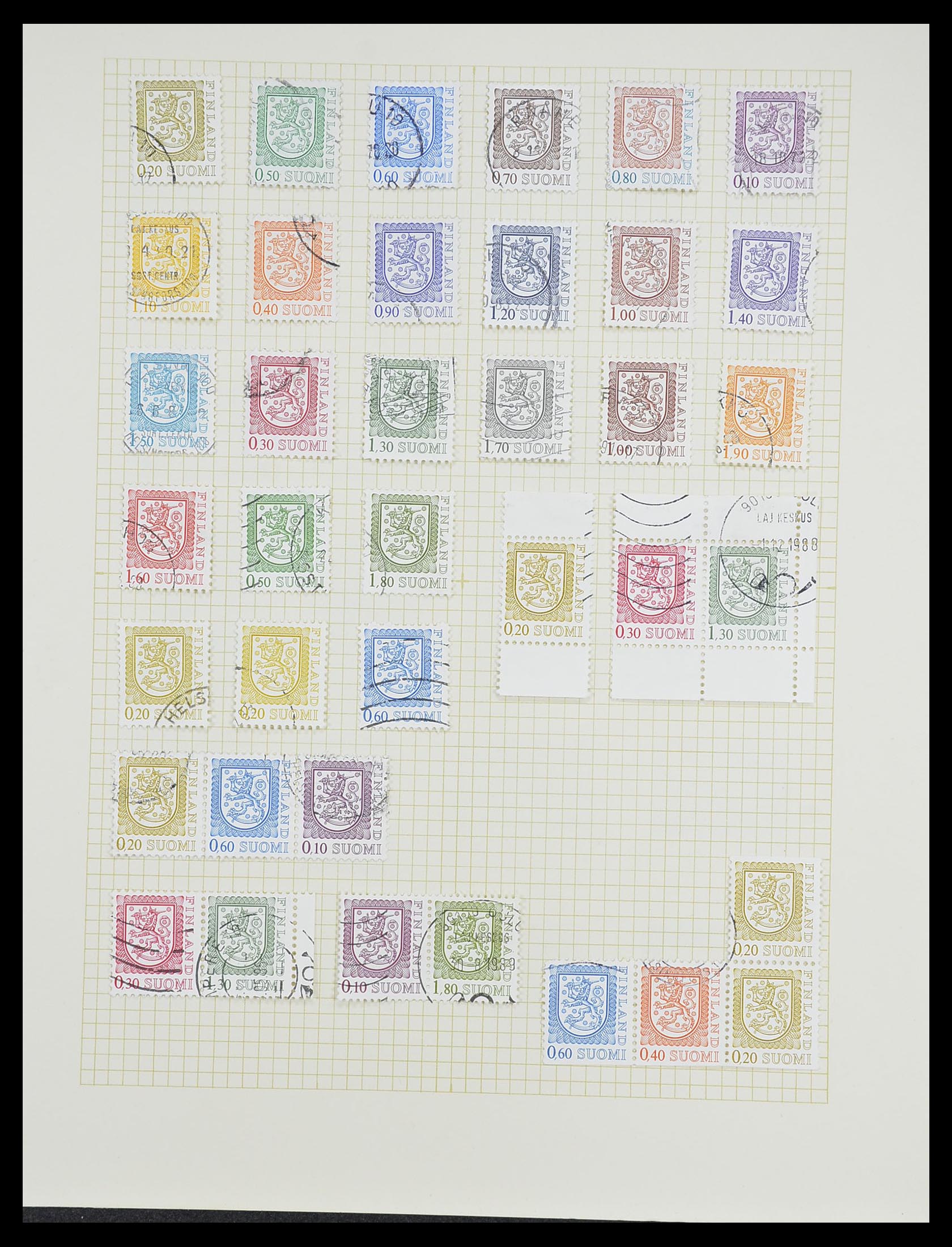 33401 069 - Postzegelverzameling 33401 Finland 1856-2003.