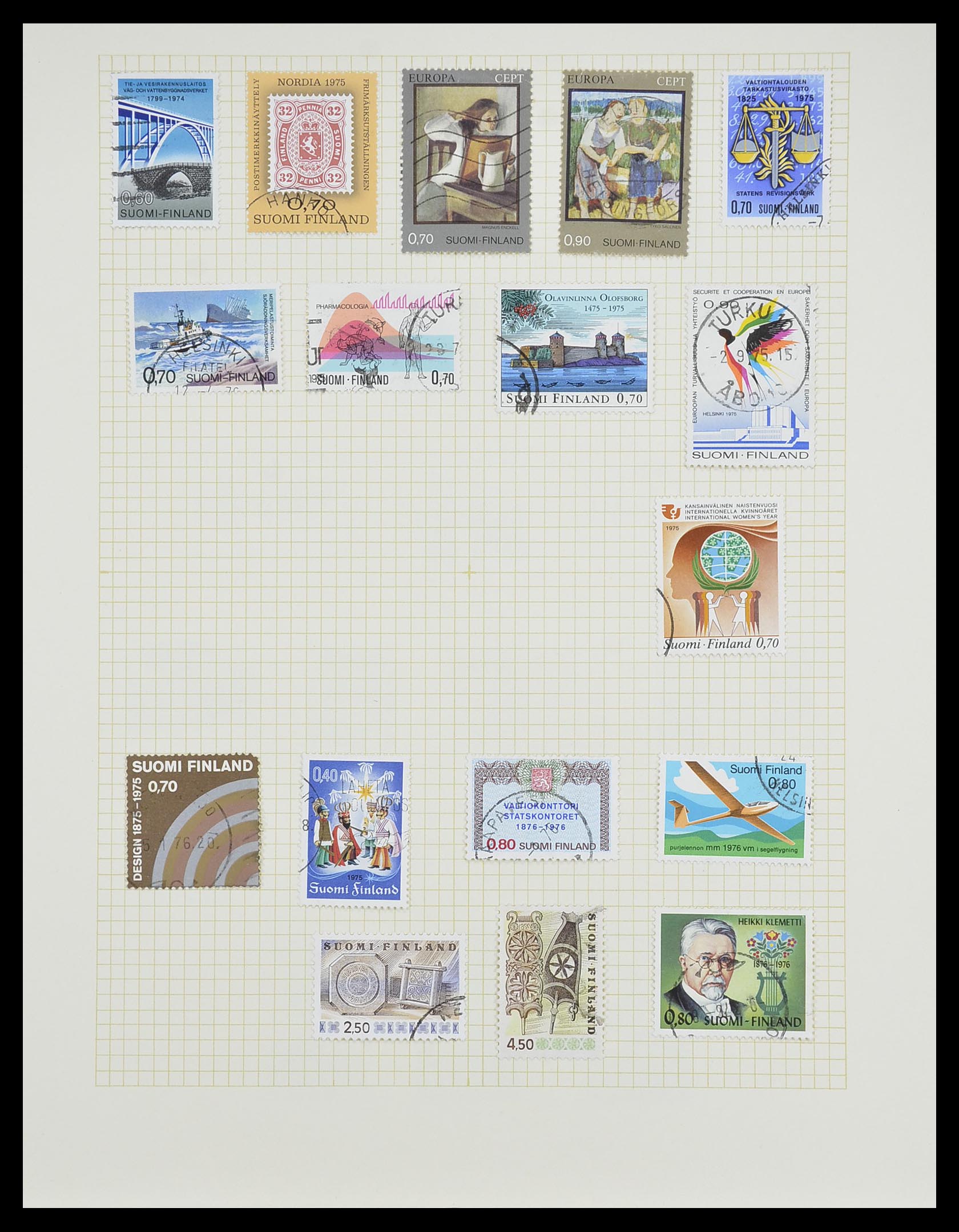 33401 071 - Postzegelverzameling 33401 Finland 1856-2003.