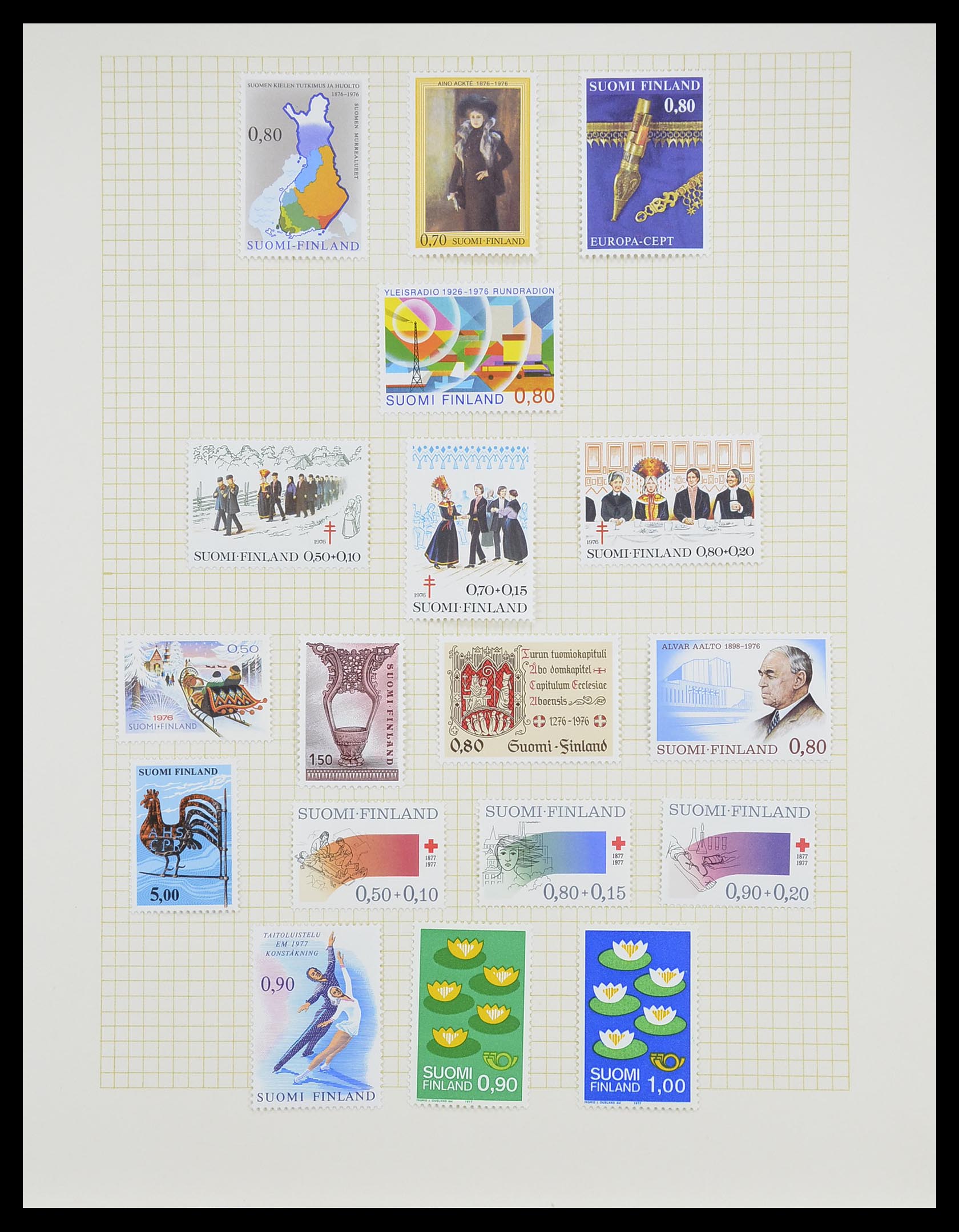 33401 072 - Postzegelverzameling 33401 Finland 1856-2003.