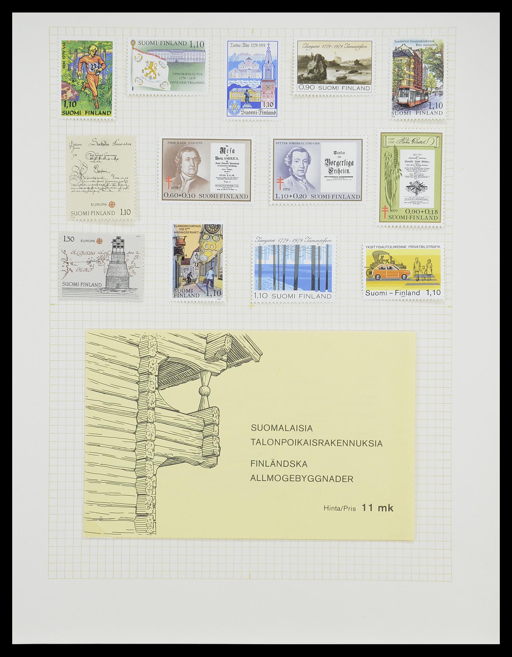 33401 076 - Postzegelverzameling 33401 Finland 1856-2003.