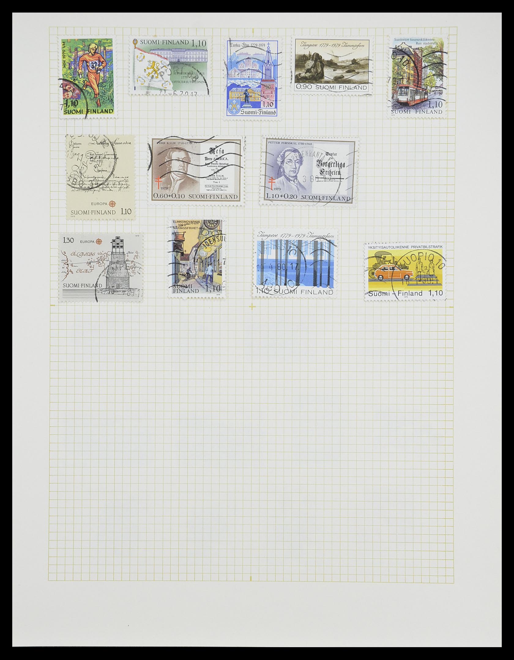 33401 077 - Postzegelverzameling 33401 Finland 1856-2003.