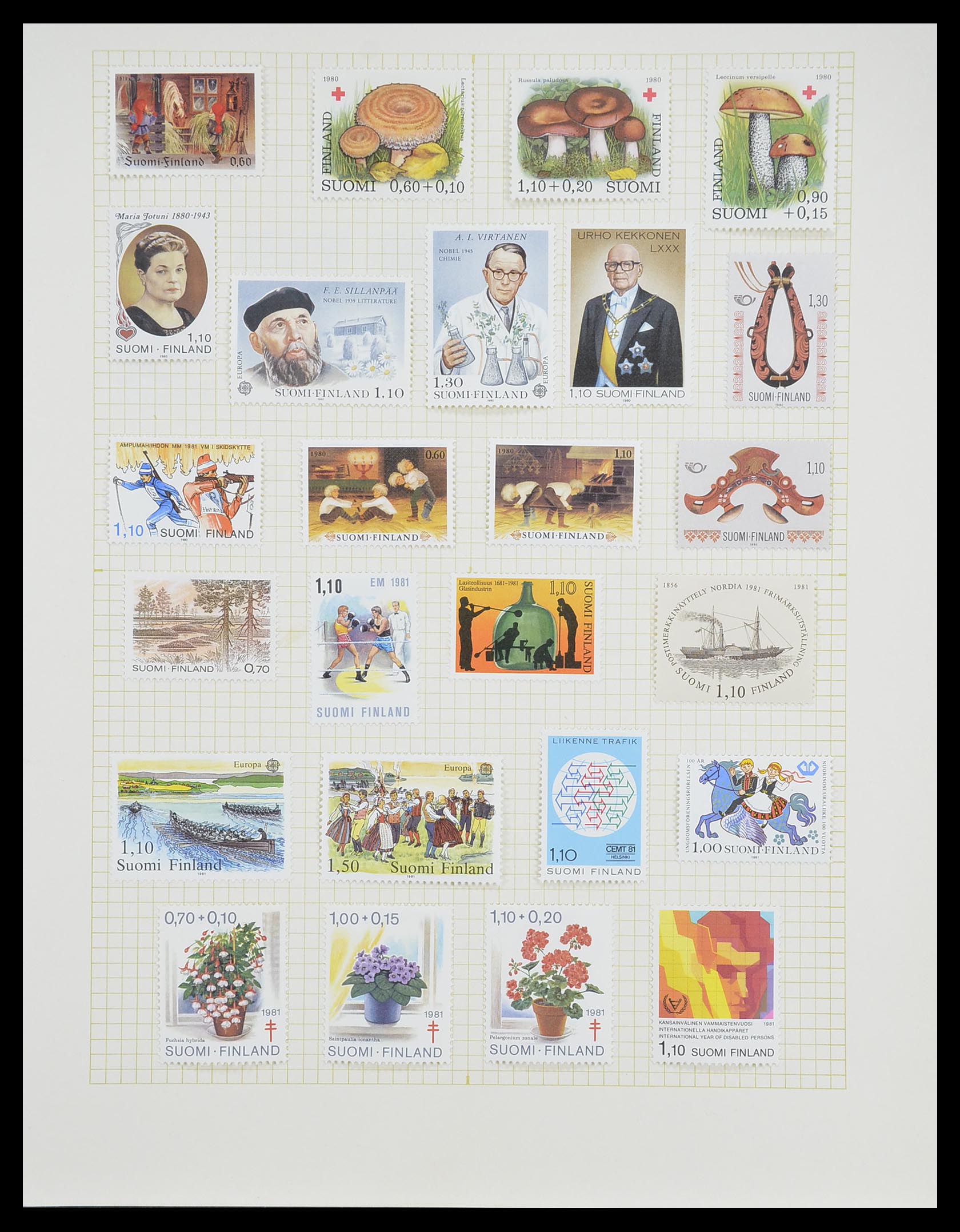 33401 078 - Postzegelverzameling 33401 Finland 1856-2003.