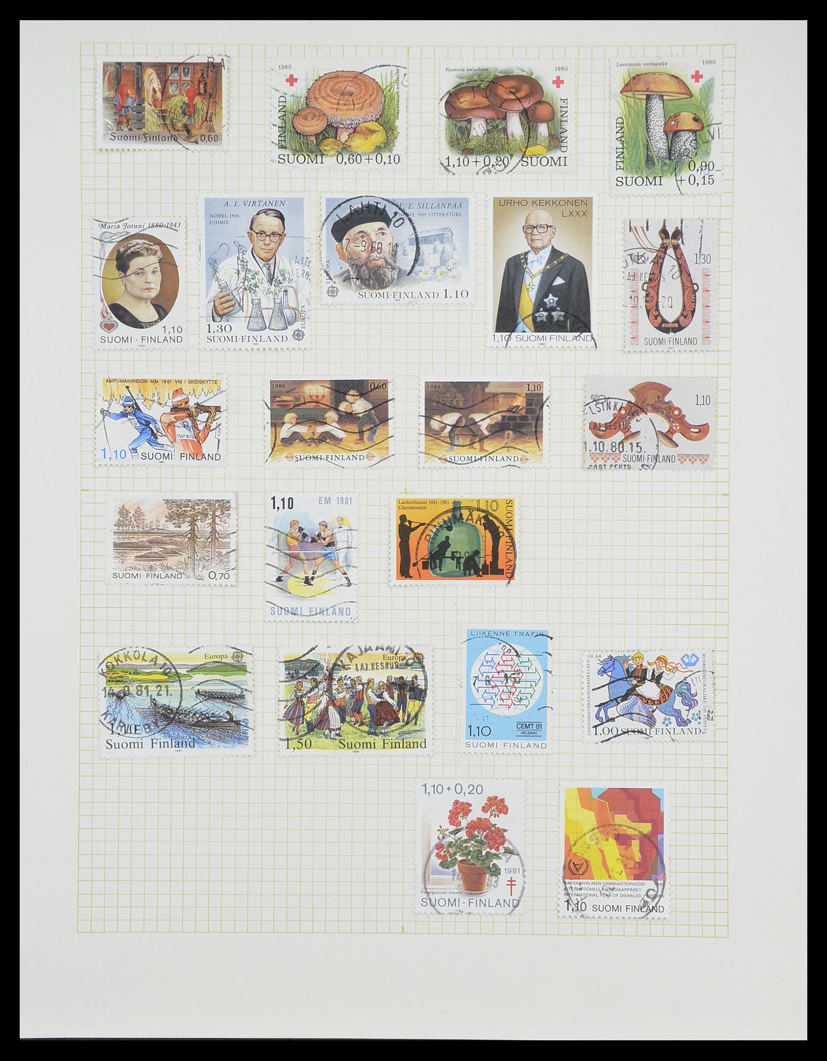 33401 079 - Postzegelverzameling 33401 Finland 1856-2003.