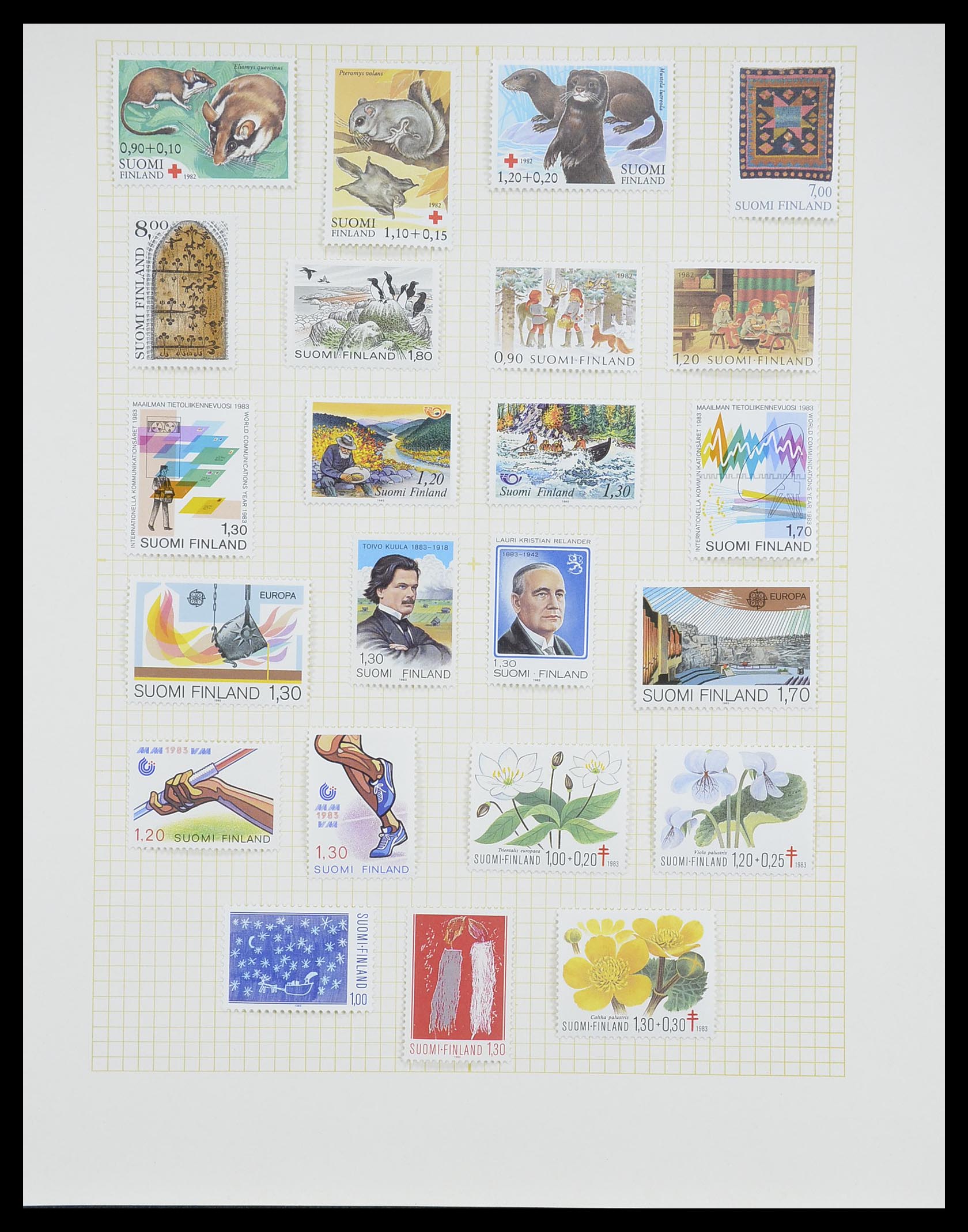 33401 084 - Postzegelverzameling 33401 Finland 1856-2003.
