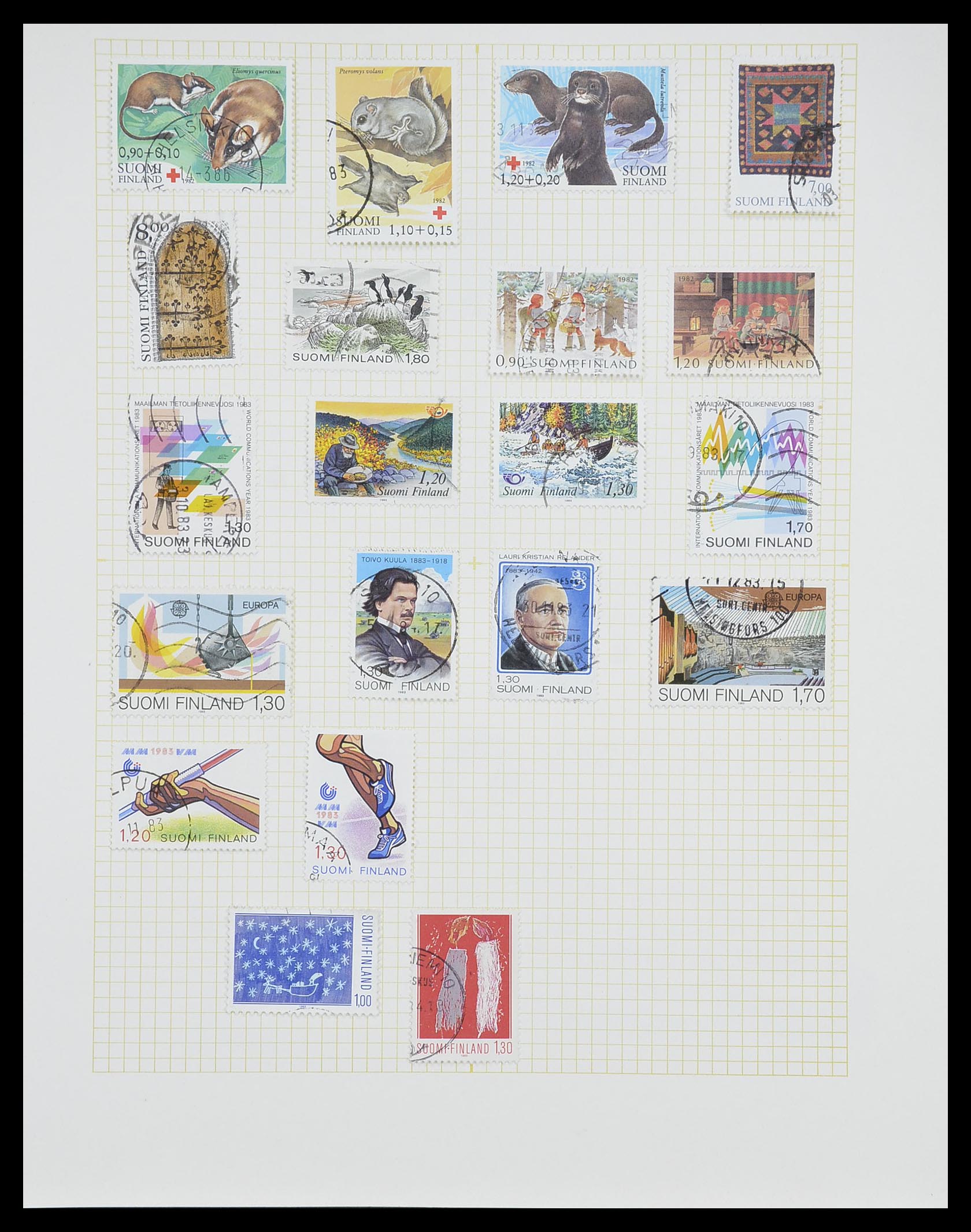 33401 085 - Postzegelverzameling 33401 Finland 1856-2003.