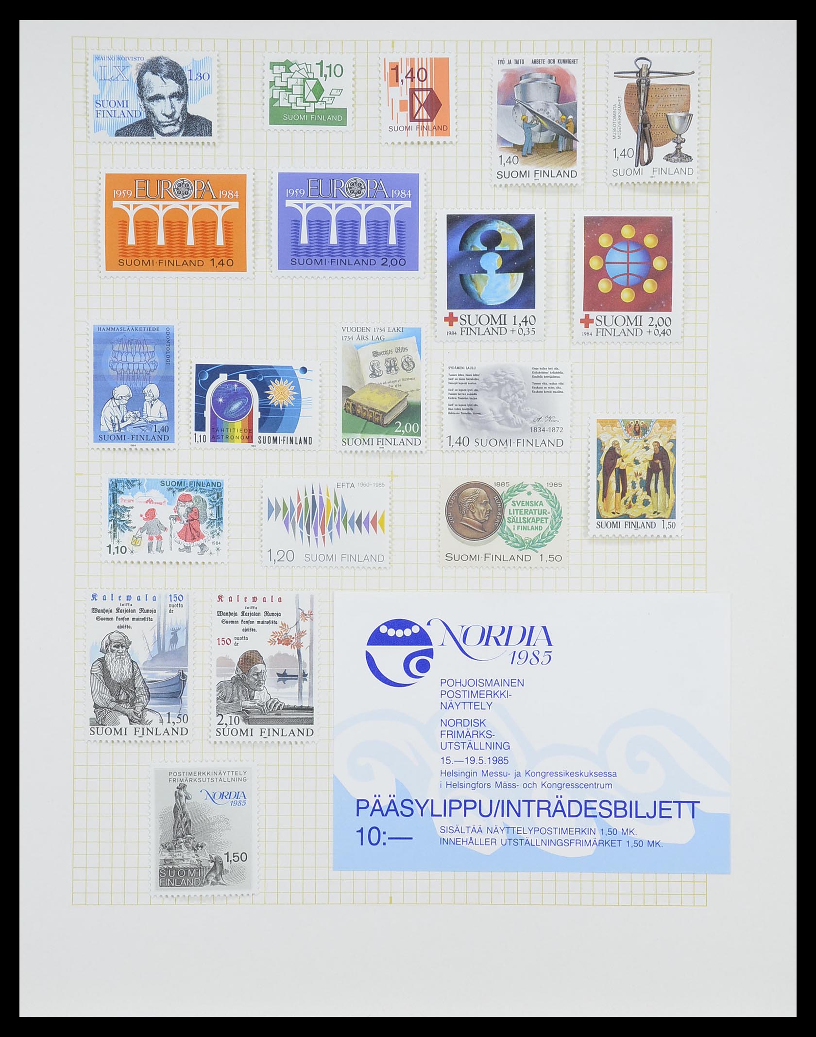 33401 086 - Postzegelverzameling 33401 Finland 1856-2003.